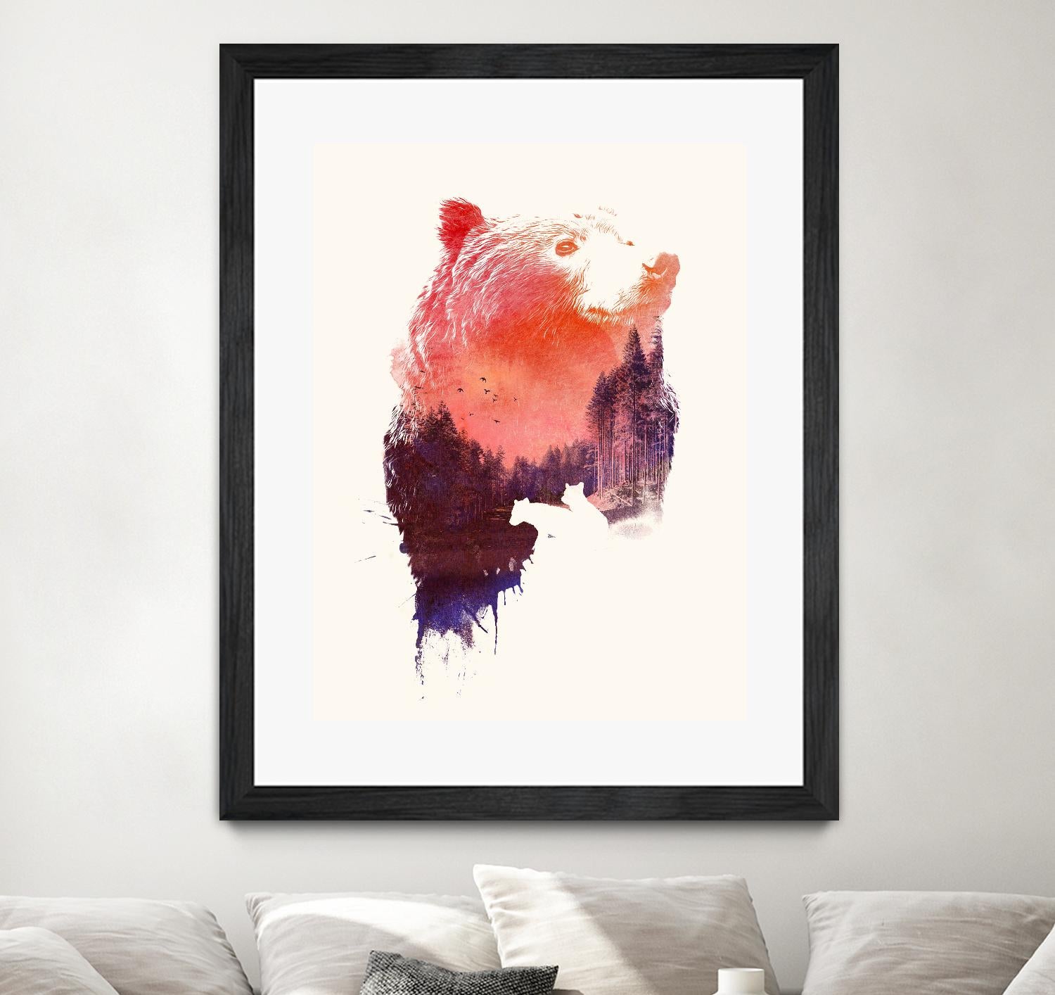 Love Forever by Robert Farkas on GIANT ART - purple animals