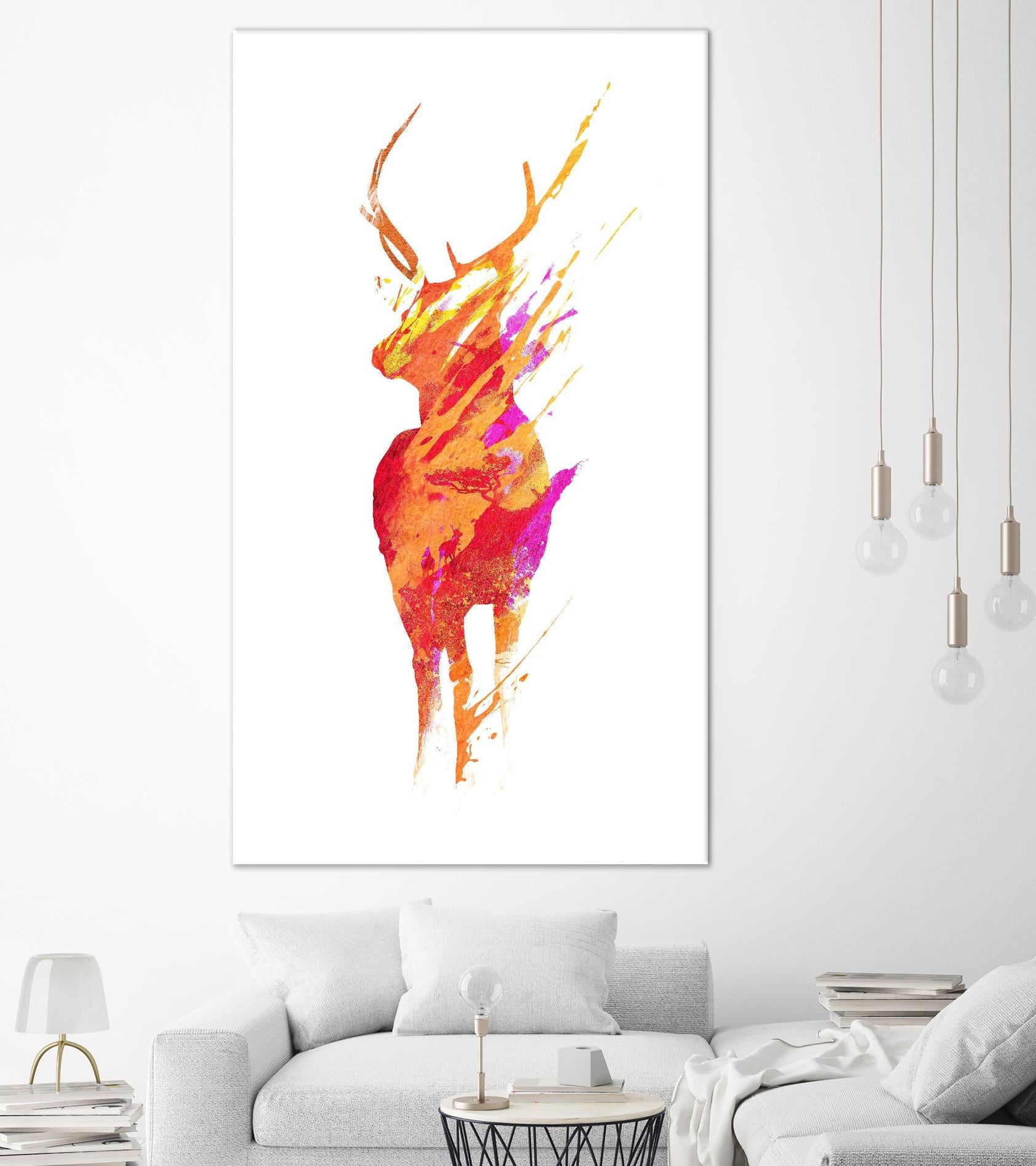 On the Road Again by Robert Farkas on GIANT ART - orange animals