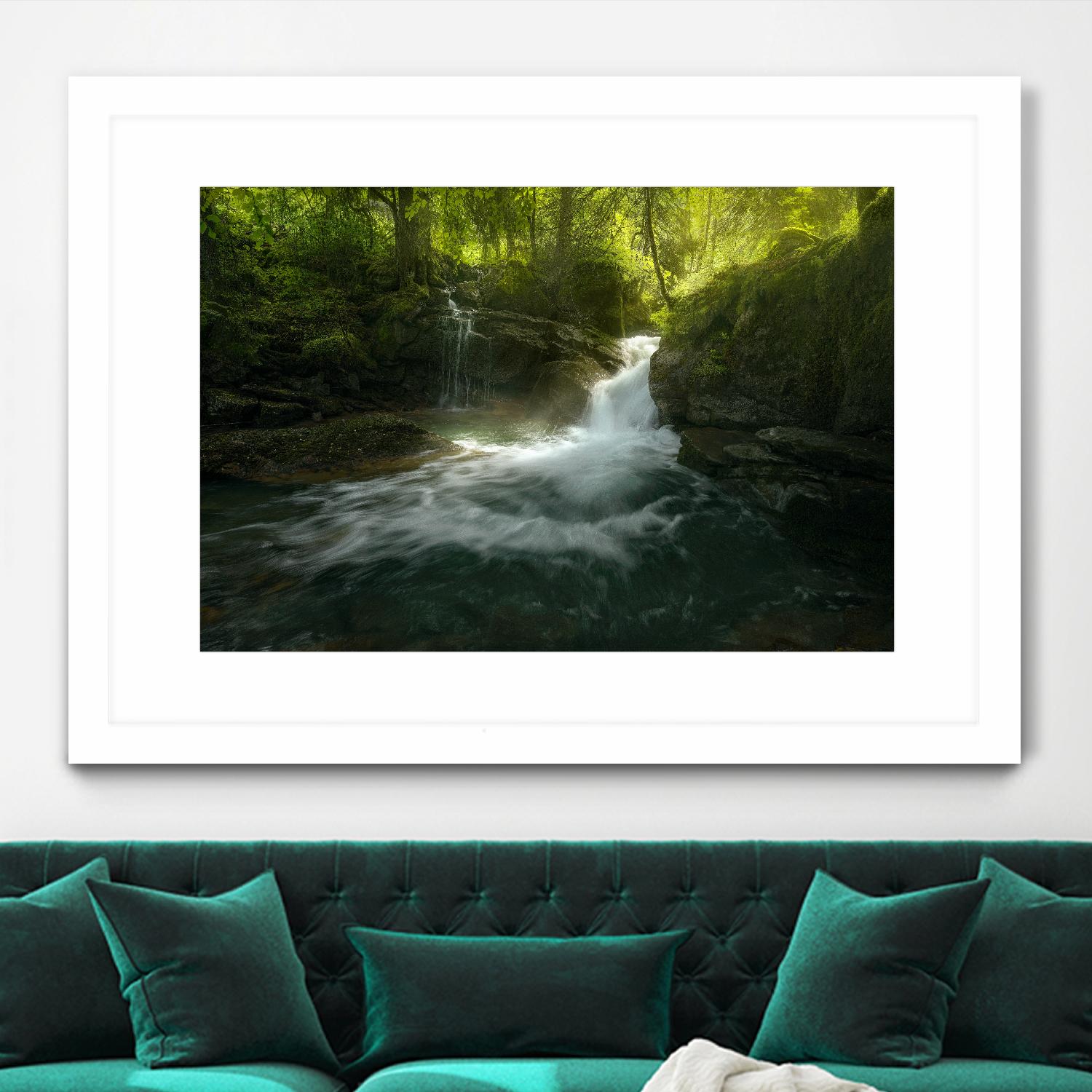 Stream of Life by Enrico Fossati on GIANT ART - multicolor photography; landscapes