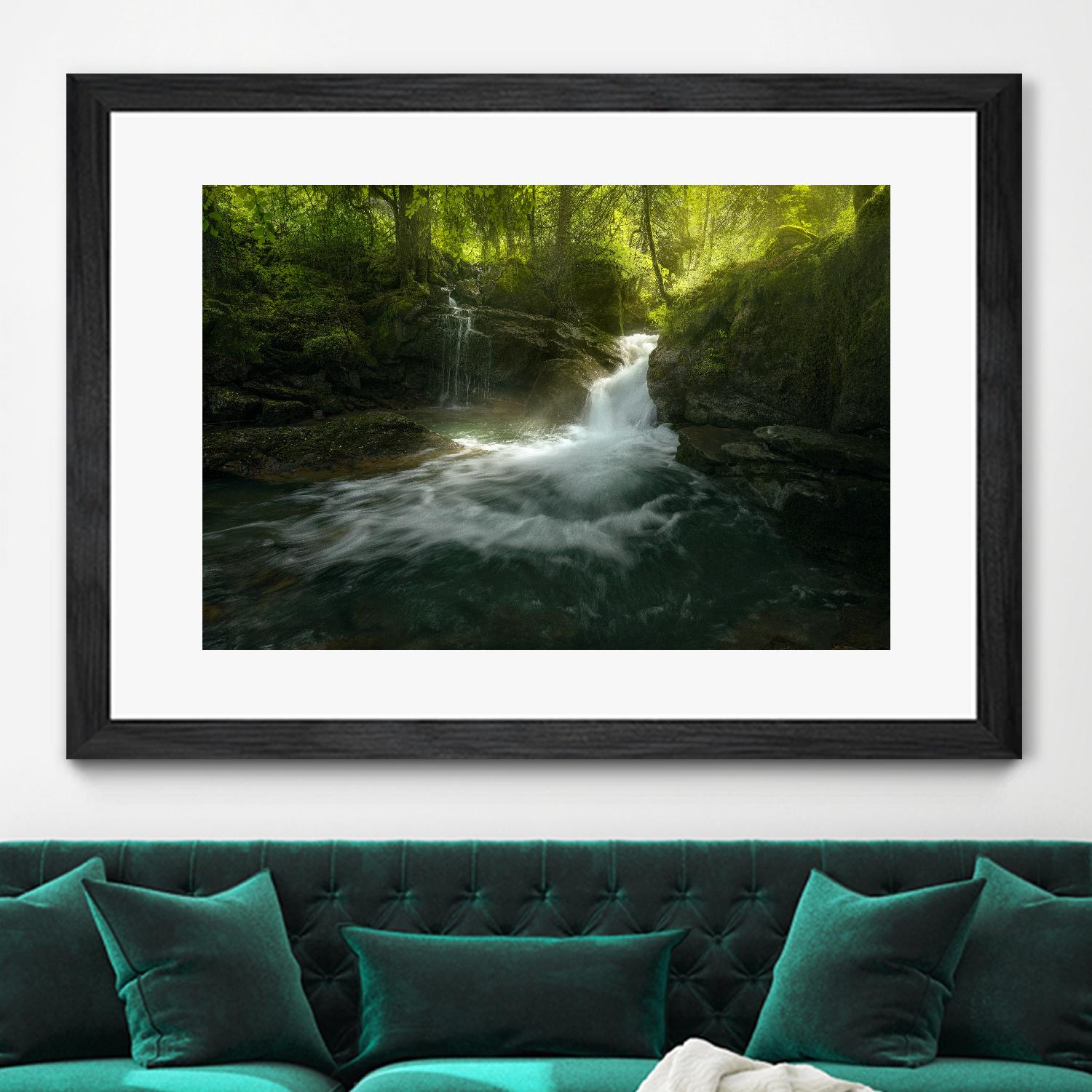 Stream of Life by Enrico Fossati on GIANT ART - multicolor photography; landscapes