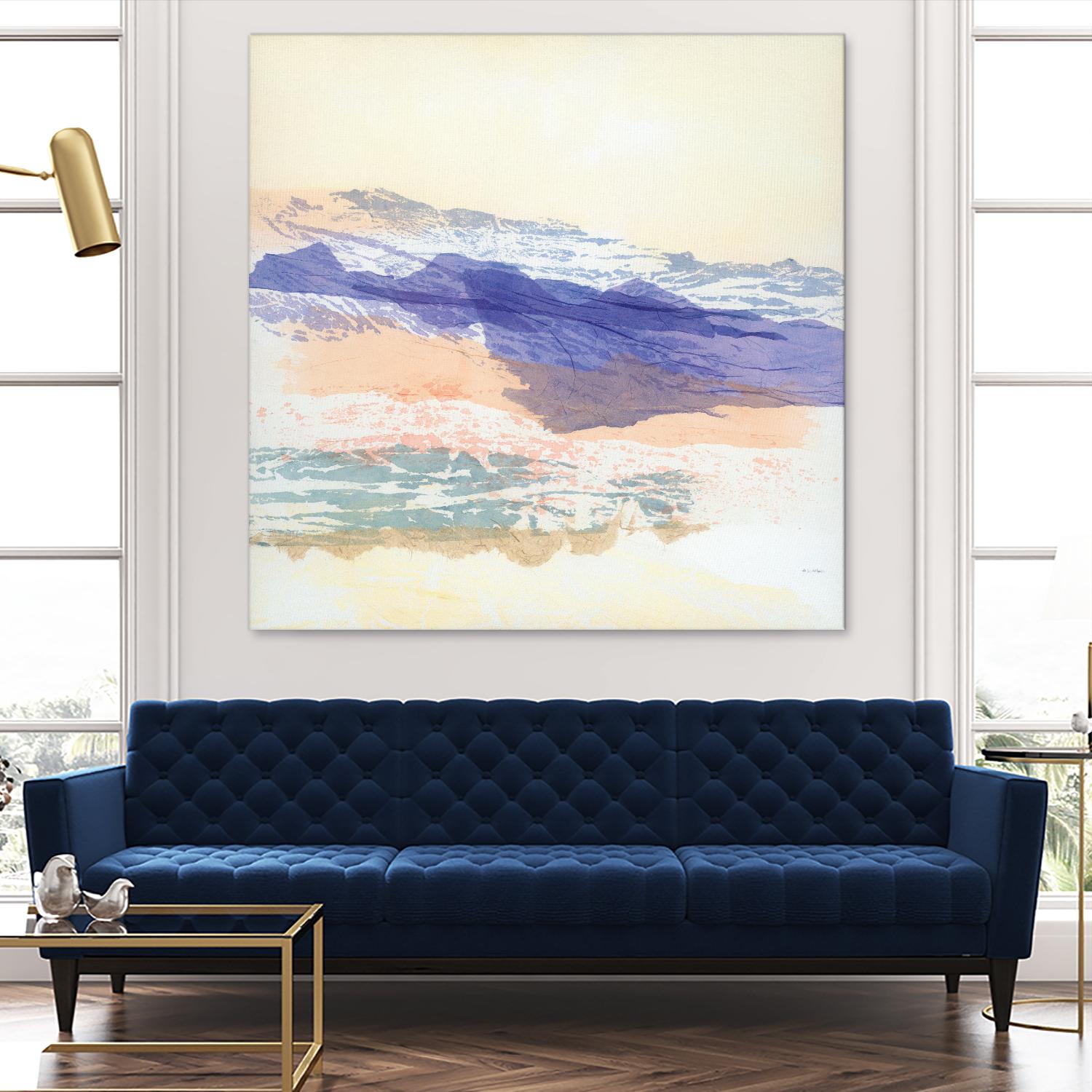 Abstract Mountain by Jan Sullivan Fowler on GIANT ART - multicolor abstracts; contemporary