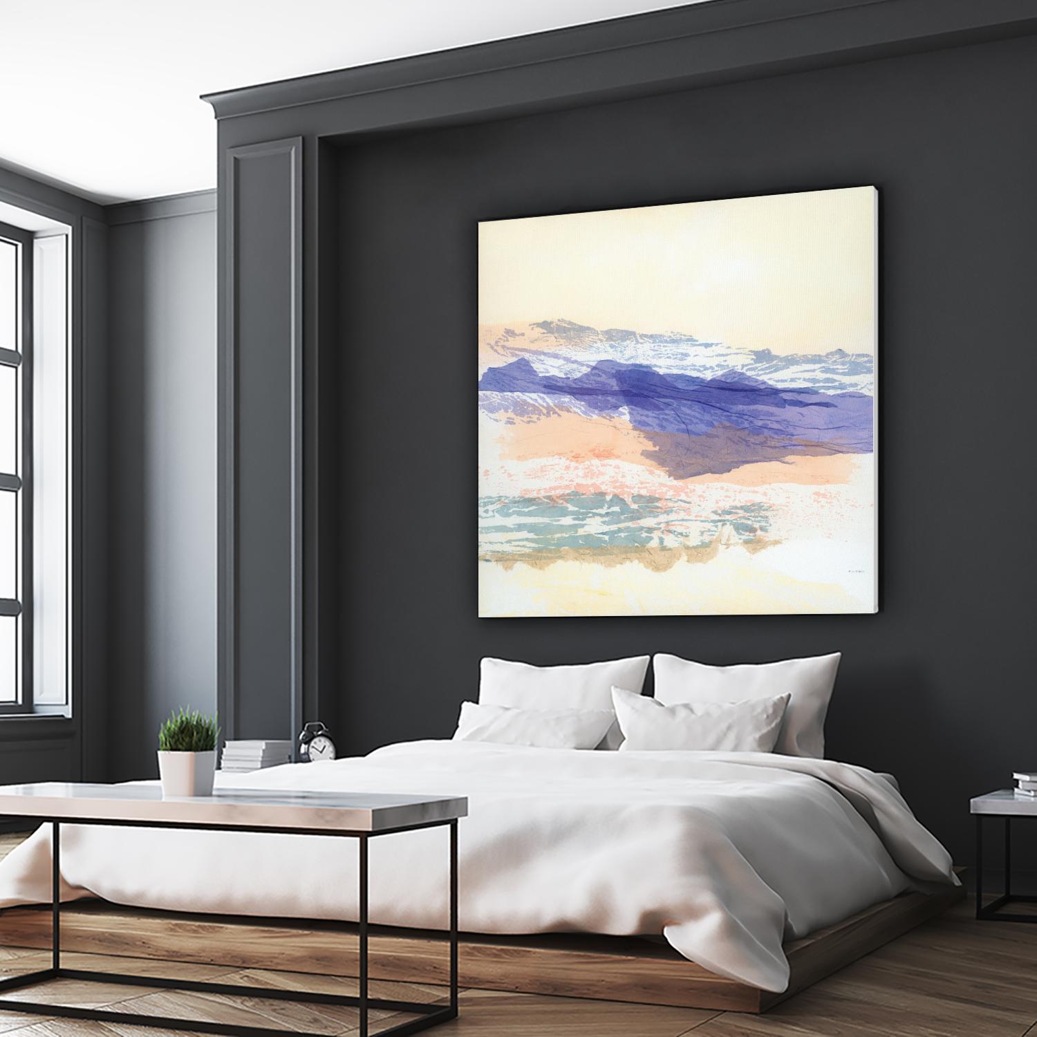 Abstract Mountain by Jan Sullivan Fowler on GIANT ART - multicolor abstracts; contemporary