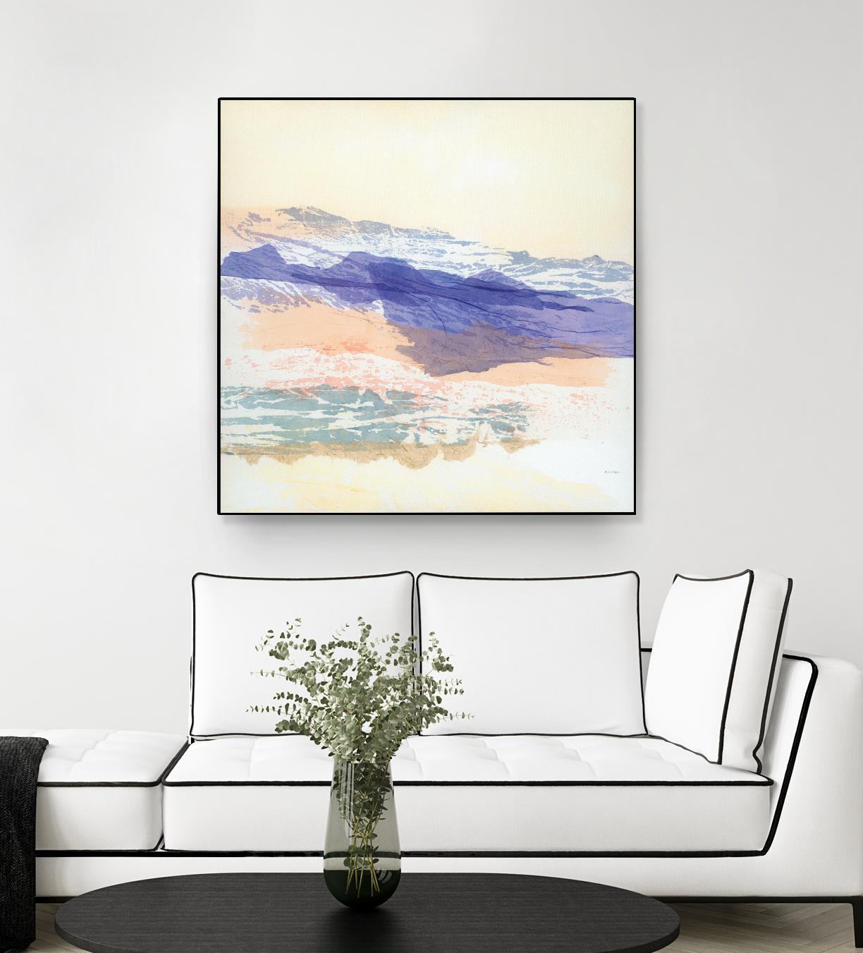 Abstract Mountain by Jan Sullivan Fowler on GIANT ART - multicolor abstracts; contemporary