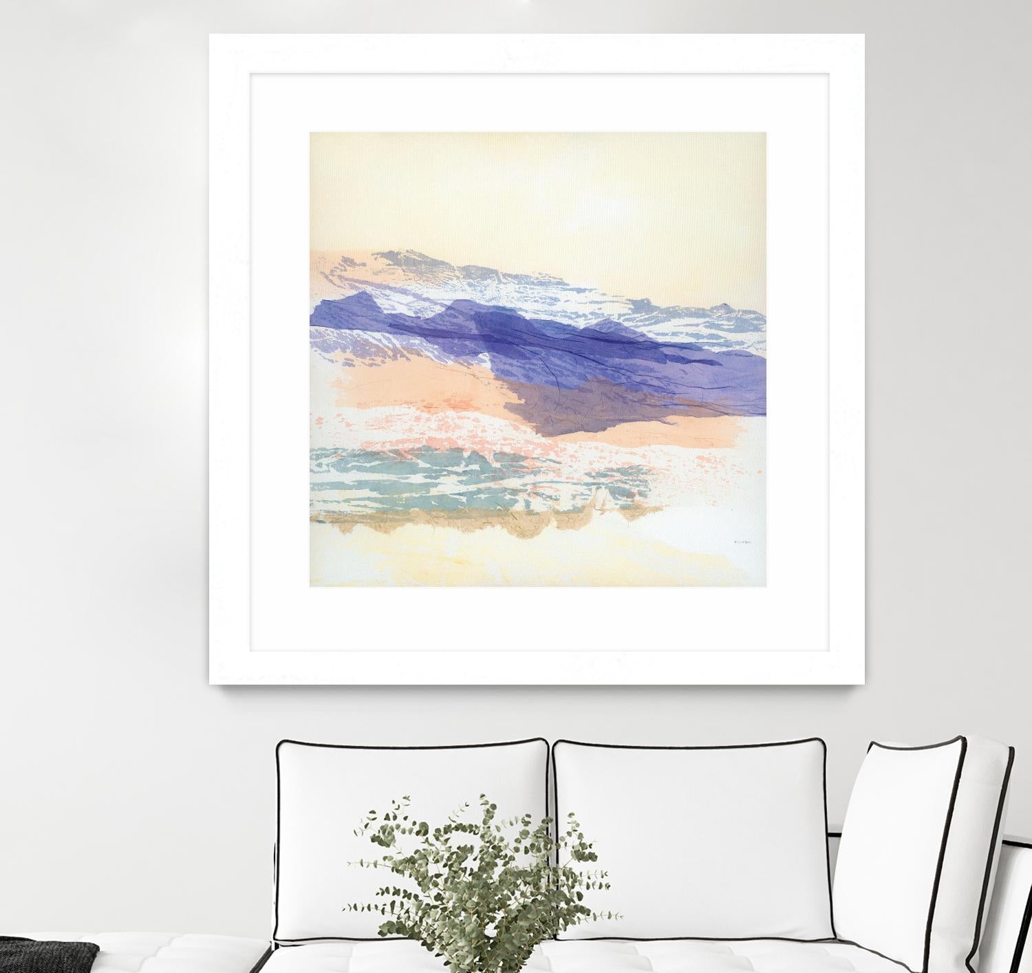 Abstract Mountain by Jan Sullivan Fowler on GIANT ART - multicolor abstracts; contemporary