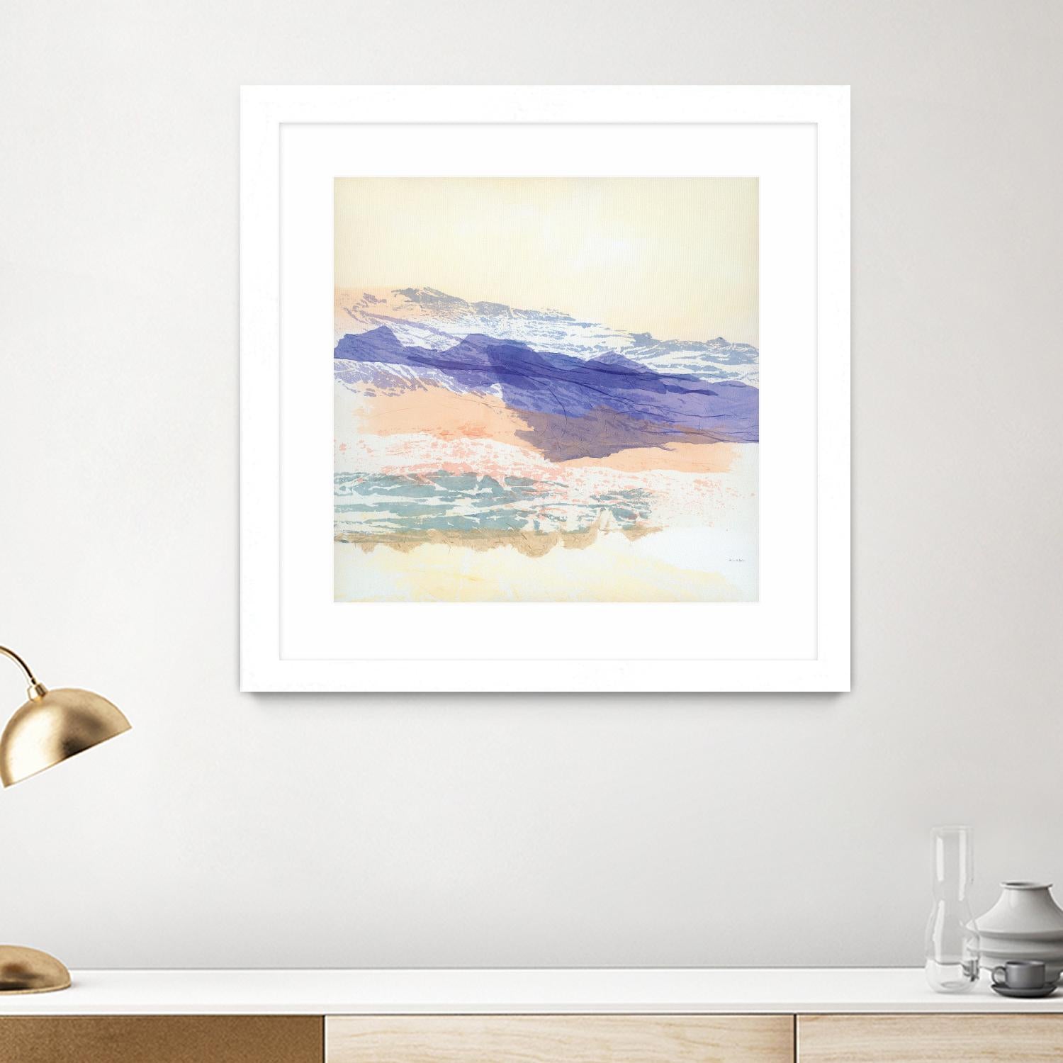 Abstract Mountain by Jan Sullivan Fowler on GIANT ART - multicolor abstracts; contemporary