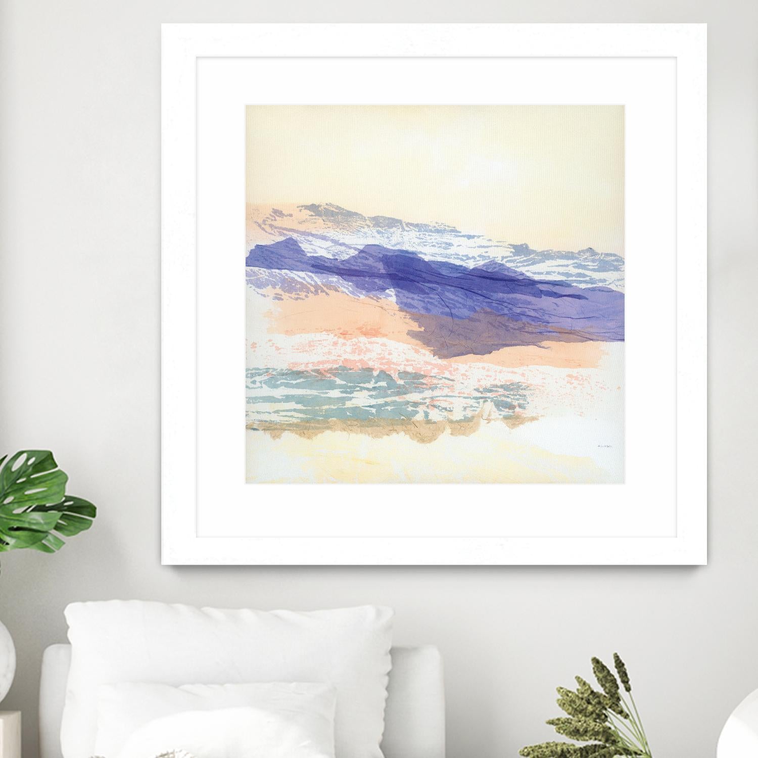 Abstract Mountain by Jan Sullivan Fowler on GIANT ART - multicolor abstracts; contemporary