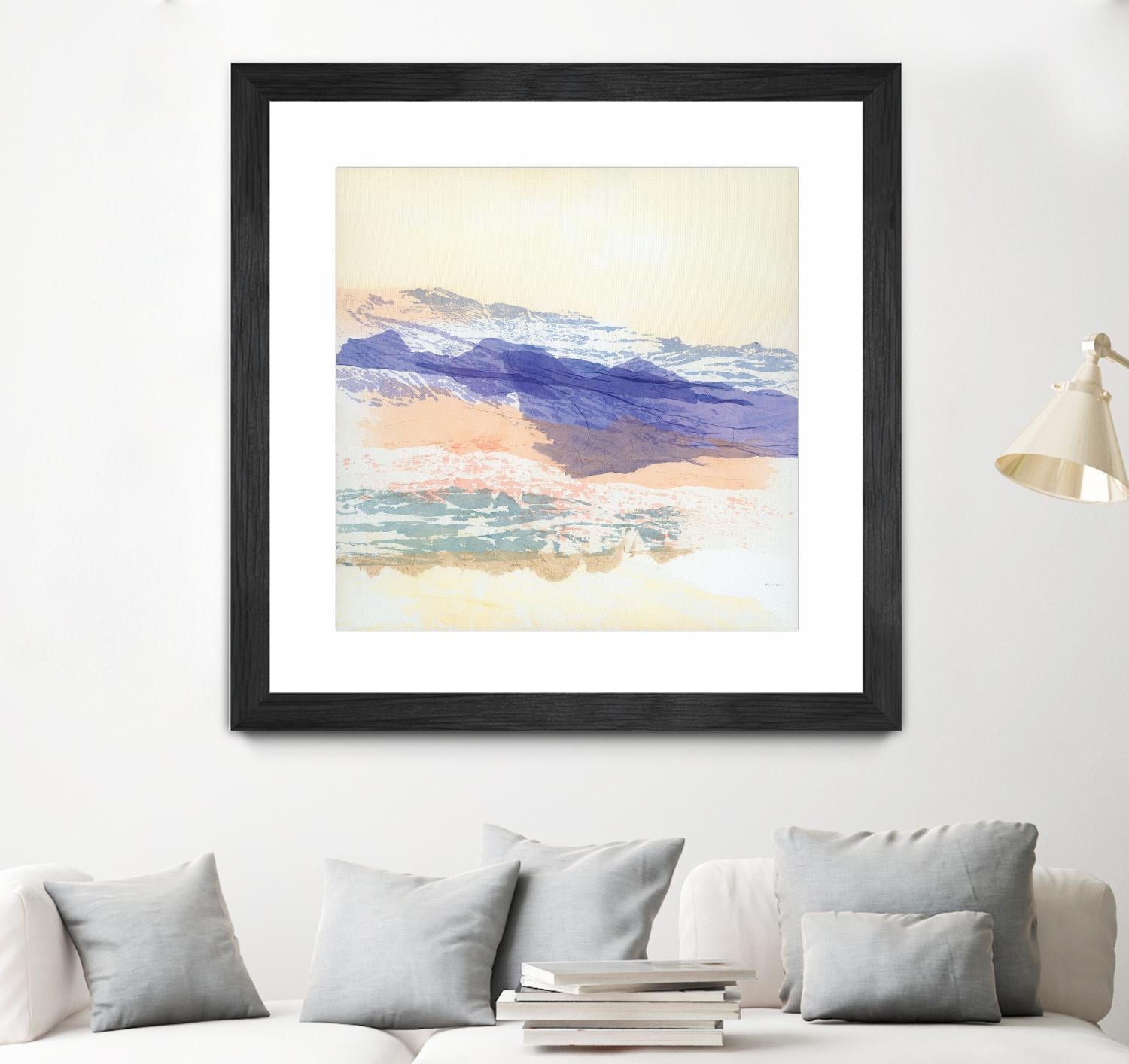 Abstract Mountain by Jan Sullivan Fowler on GIANT ART - multicolor abstracts; contemporary