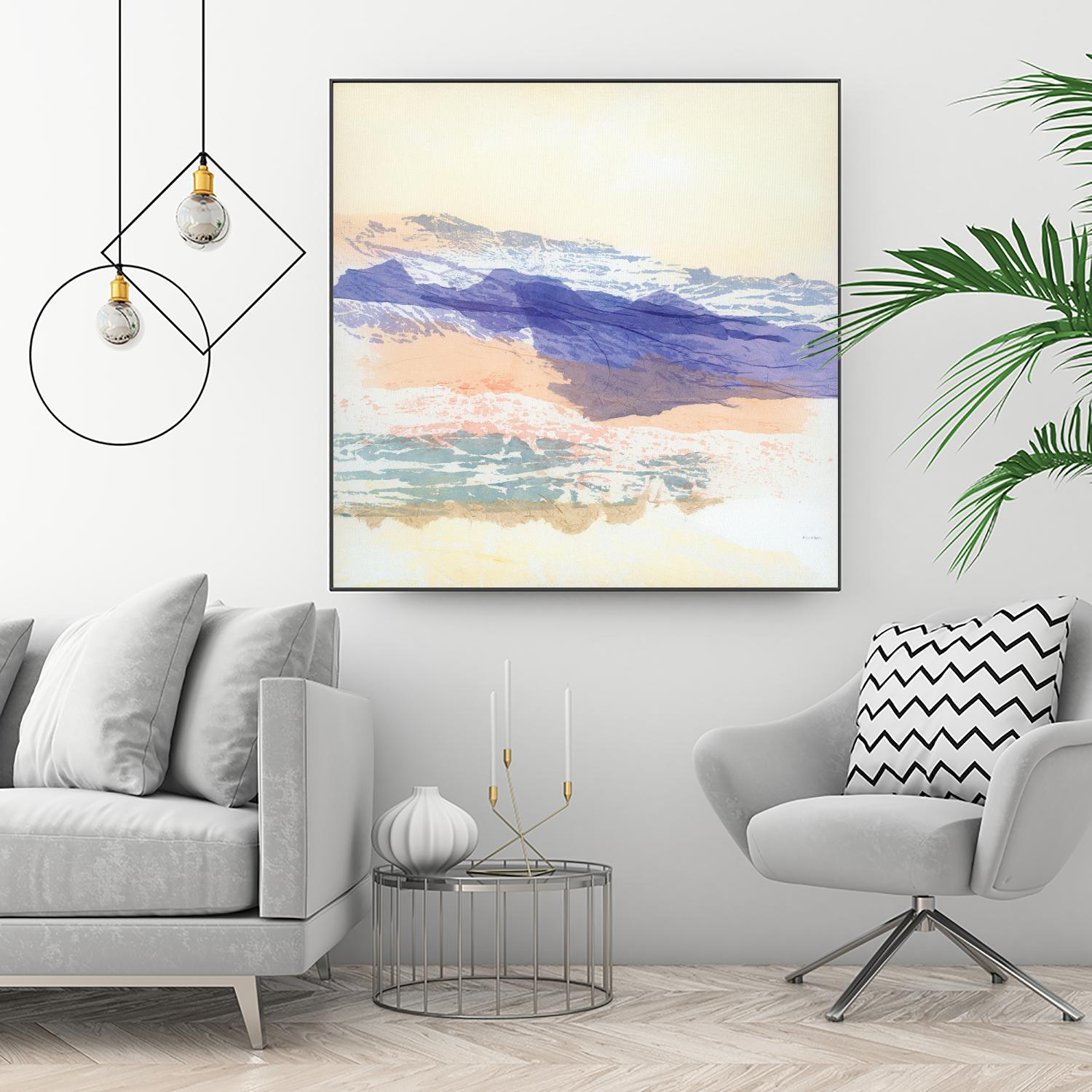 Abstract Mountain by Jan Sullivan Fowler on GIANT ART - multicolor abstracts; contemporary