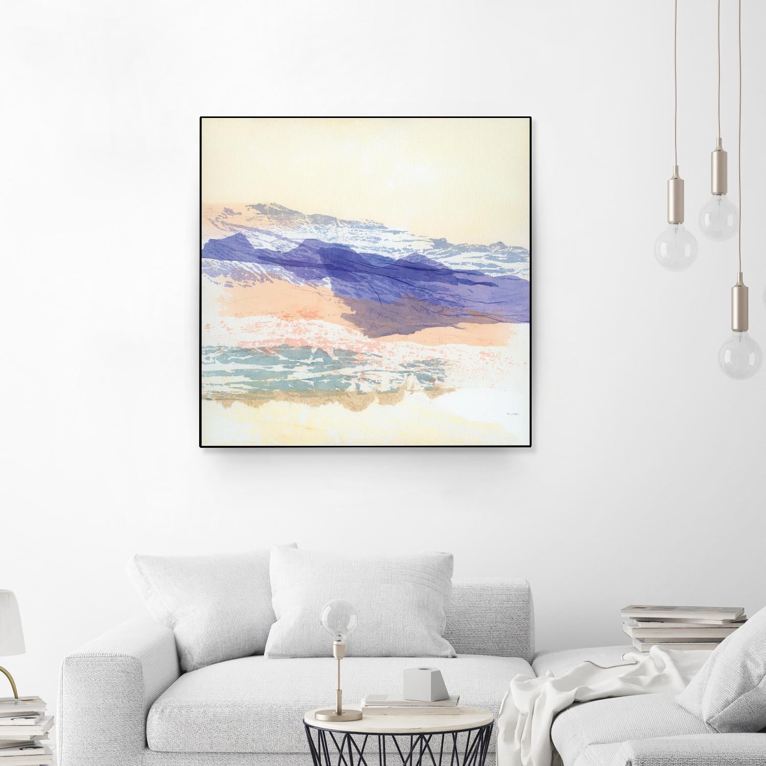 Abstract Mountain by Jan Sullivan Fowler on GIANT ART - multicolor abstracts; contemporary