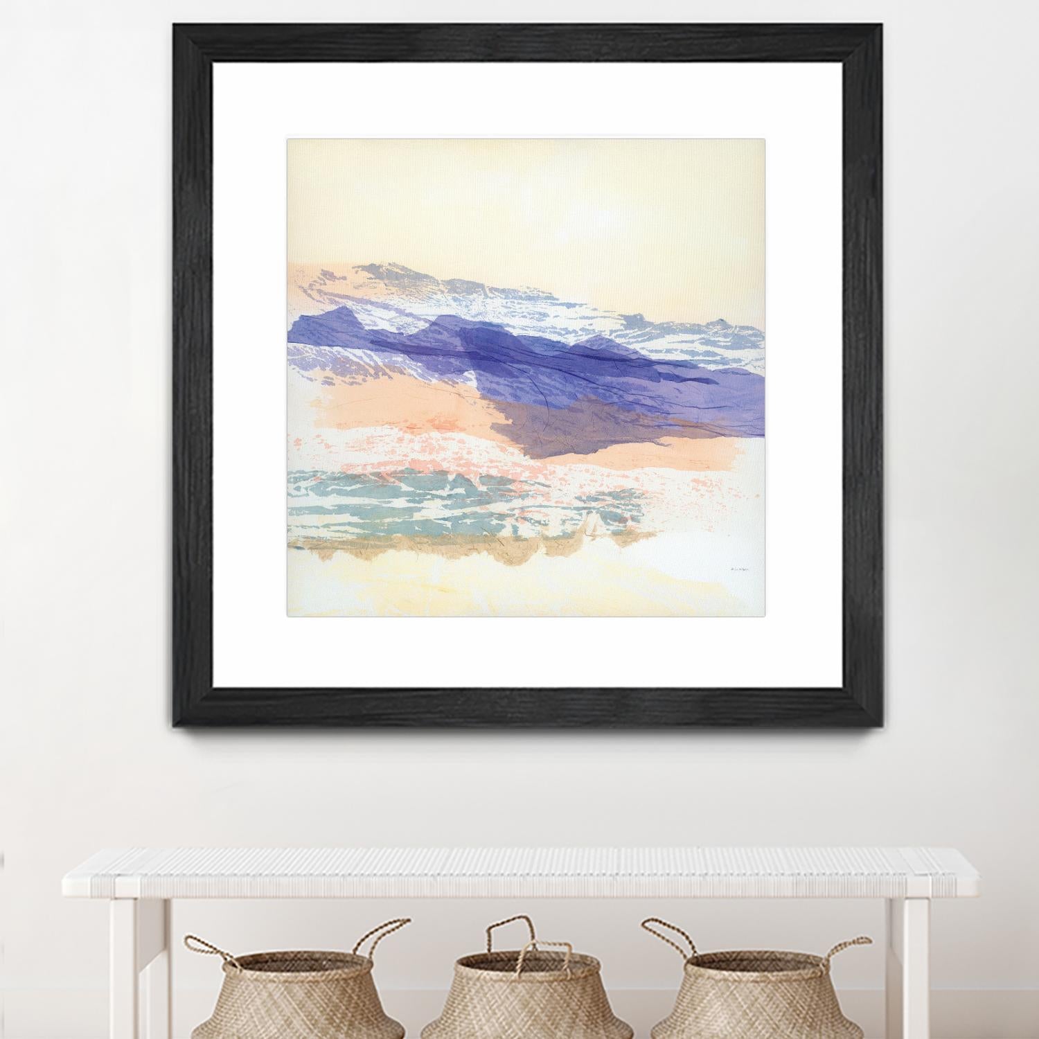 Abstract Mountain by Jan Sullivan Fowler on GIANT ART - multicolor abstracts; contemporary