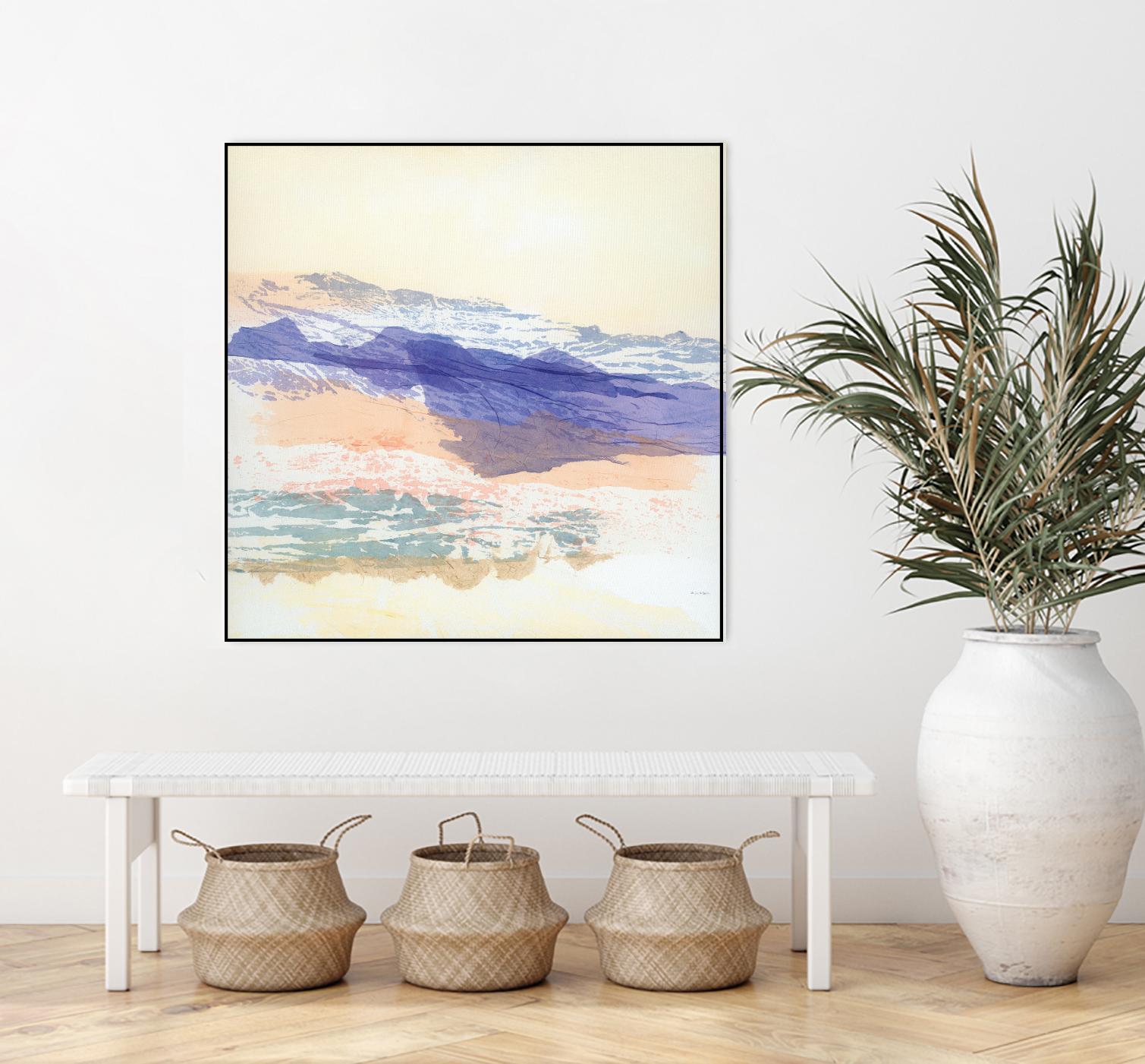 Abstract Mountain by Jan Sullivan Fowler on GIANT ART - multicolor abstracts; contemporary