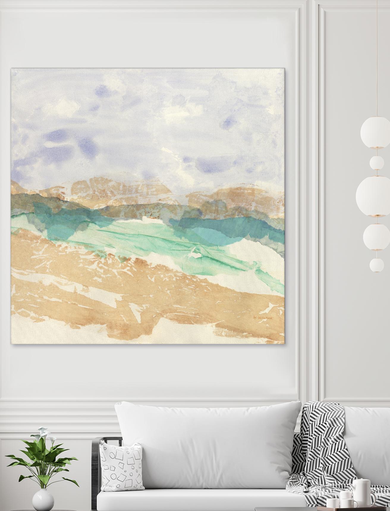 Mountain in Washi by Jan Sullivan Fowler on GIANT ART - multicolor abstracts; contemporary