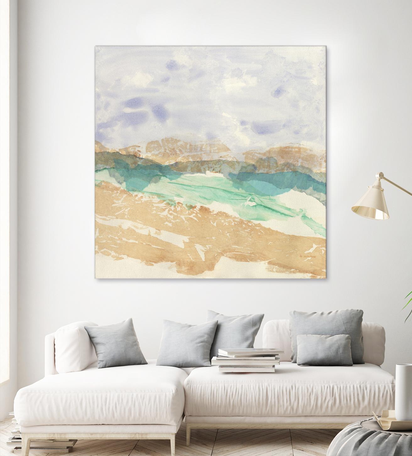 Mountain in Washi by Jan Sullivan Fowler on GIANT ART - multicolor abstracts; contemporary