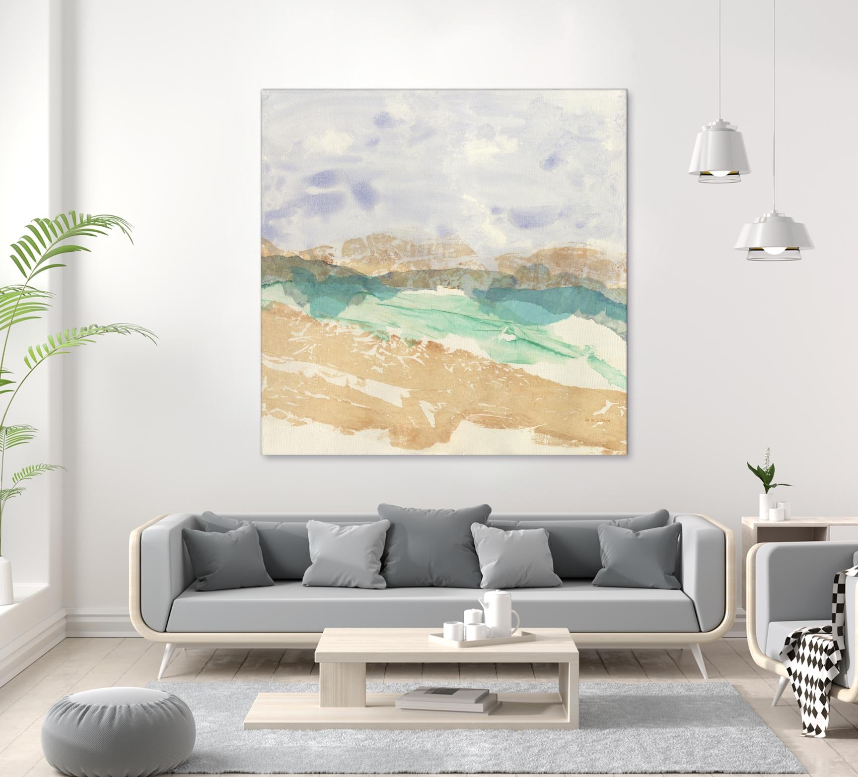 Mountain in Washi by Jan Sullivan Fowler on GIANT ART - multicolor abstracts; contemporary