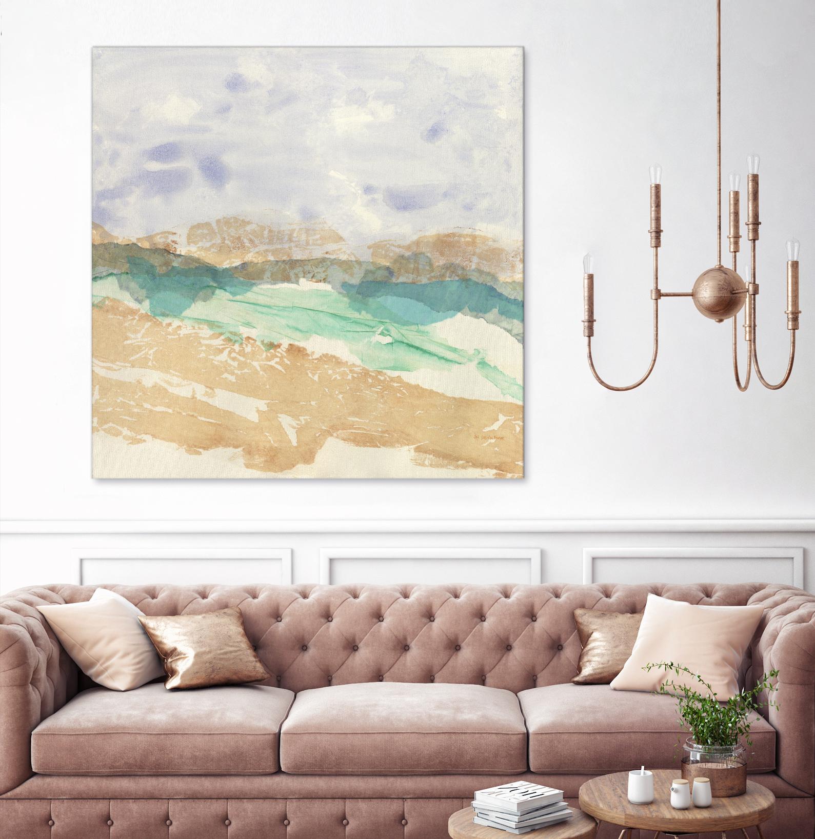 Mountain in Washi by Jan Sullivan Fowler on GIANT ART - multicolor abstracts; contemporary