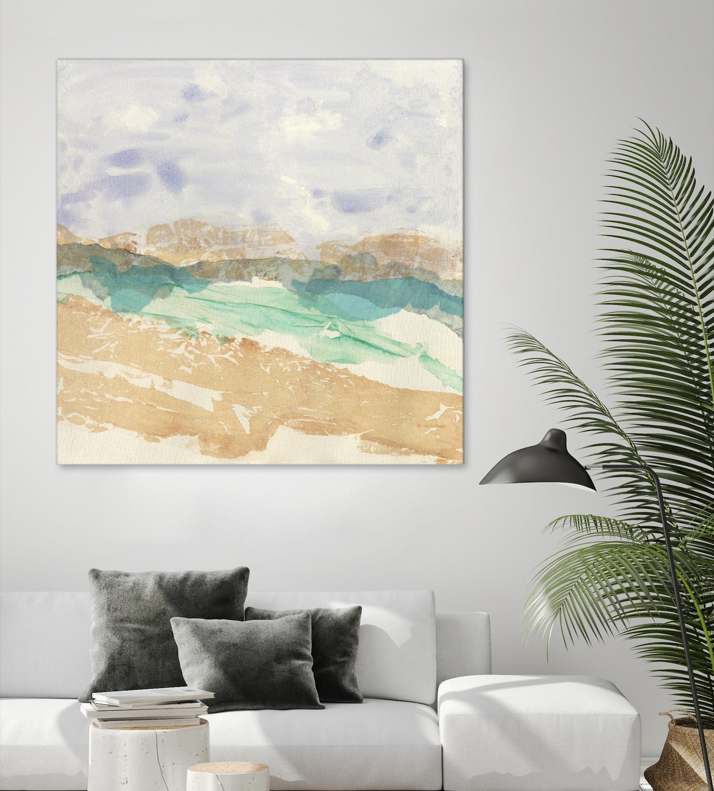 Mountain in Washi by Jan Sullivan Fowler on GIANT ART - multicolor abstracts; contemporary