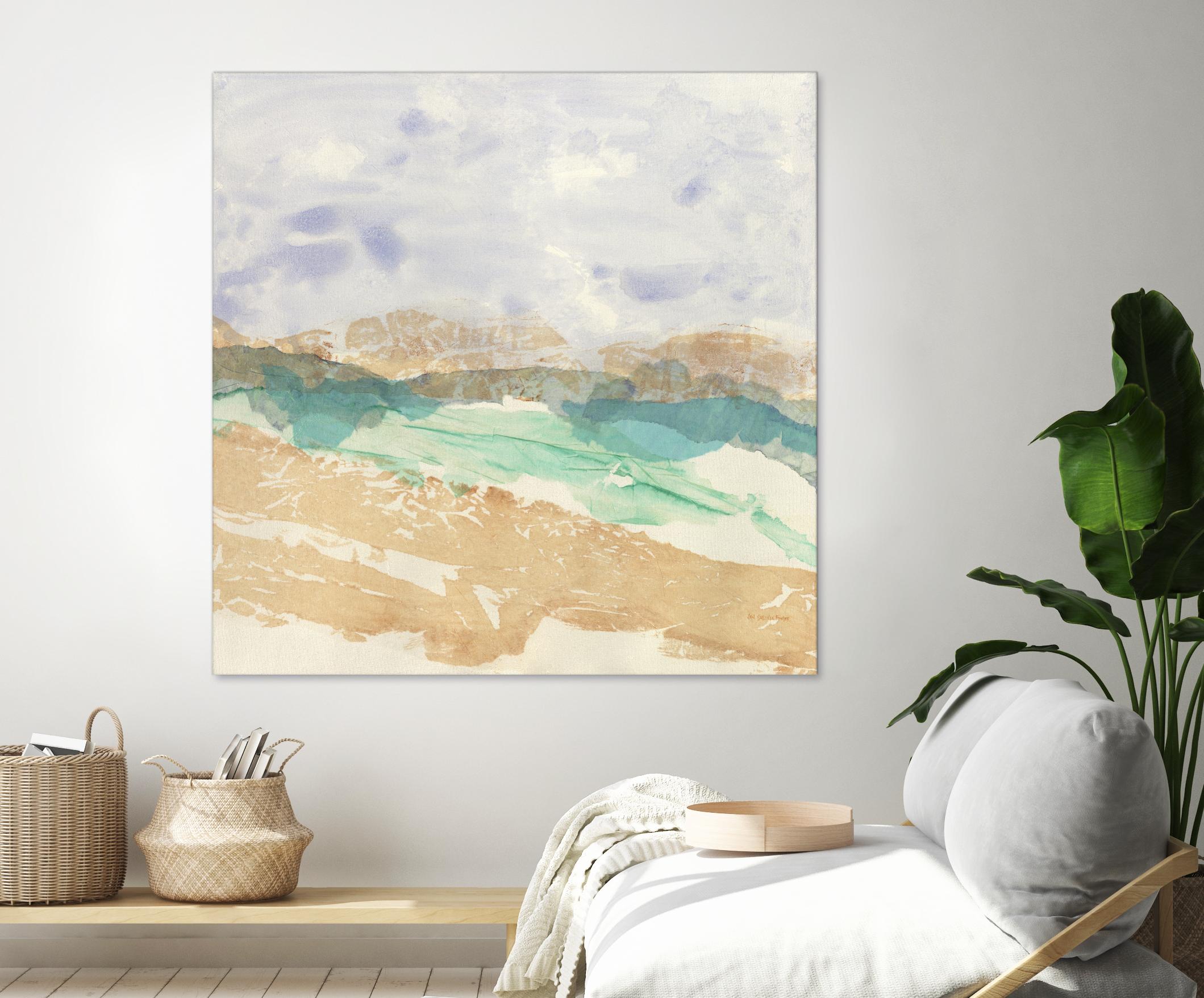 Mountain in Washi by Jan Sullivan Fowler on GIANT ART - multicolor abstracts; contemporary