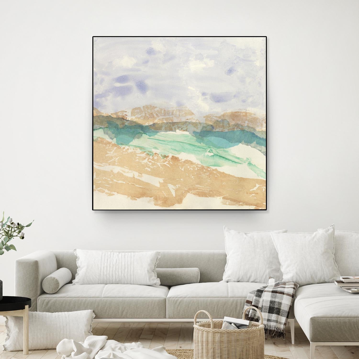 Mountain in Washi by Jan Sullivan Fowler on GIANT ART - multicolor abstracts; contemporary