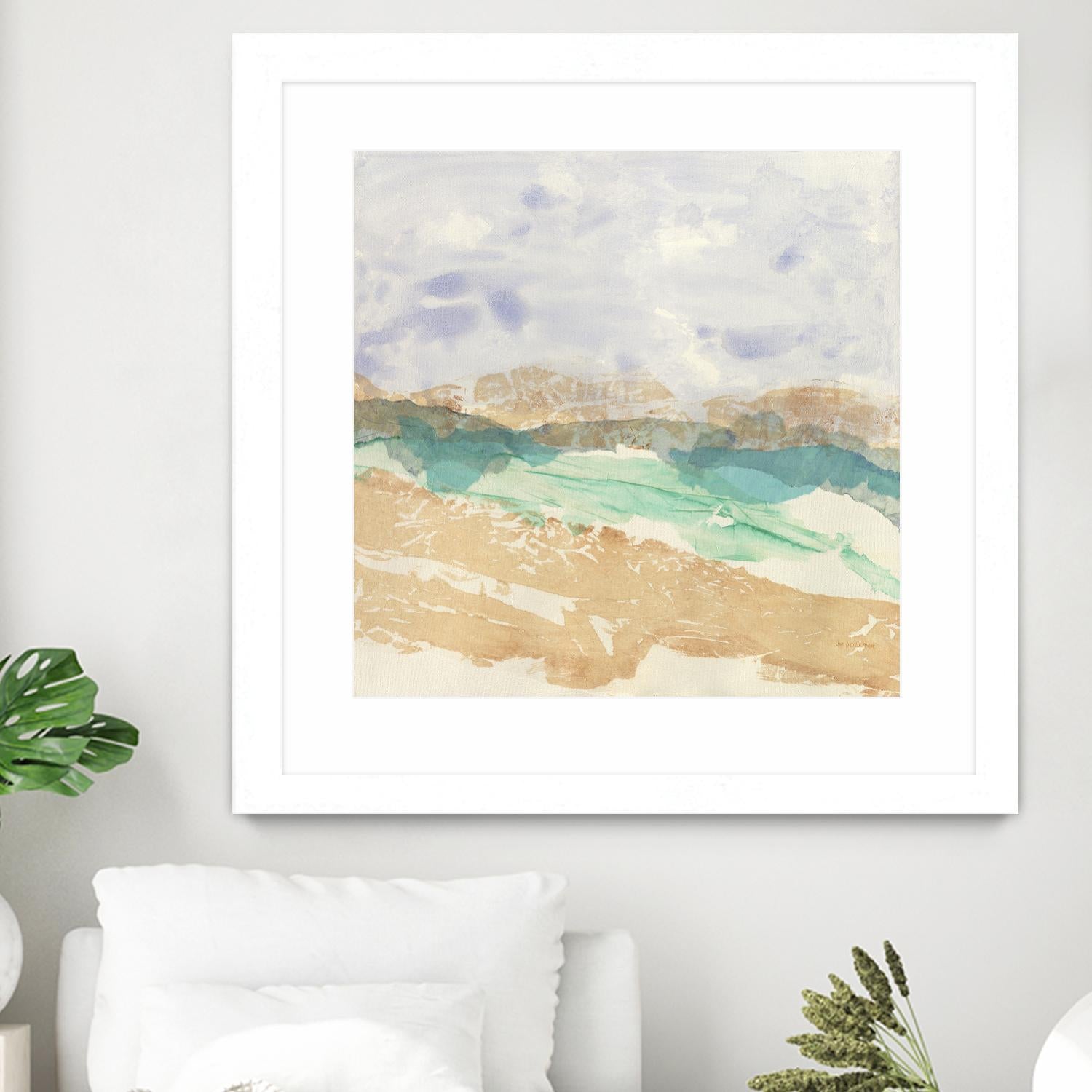 Mountain in Washi by Jan Sullivan Fowler on GIANT ART - multicolor abstracts; contemporary