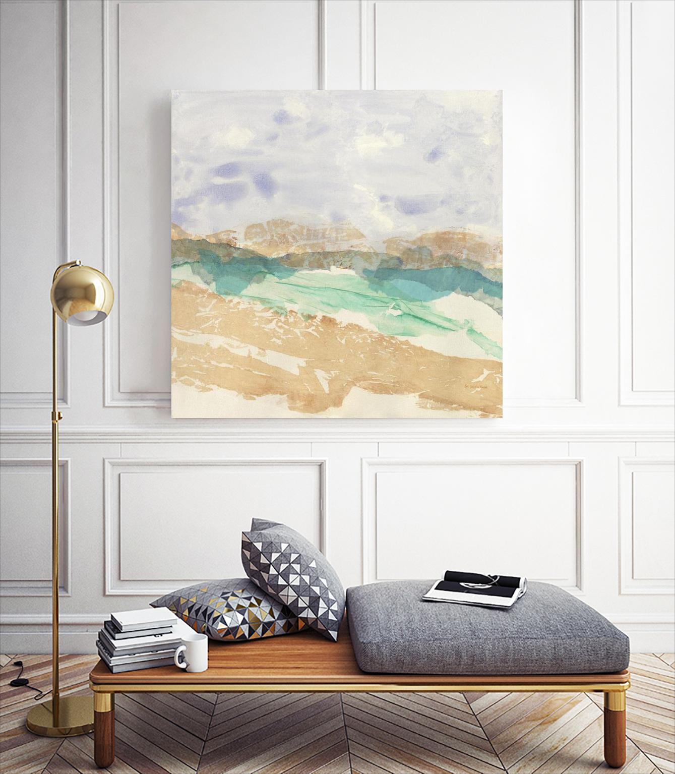 Mountain in Washi by Jan Sullivan Fowler on GIANT ART - multicolor abstracts; contemporary