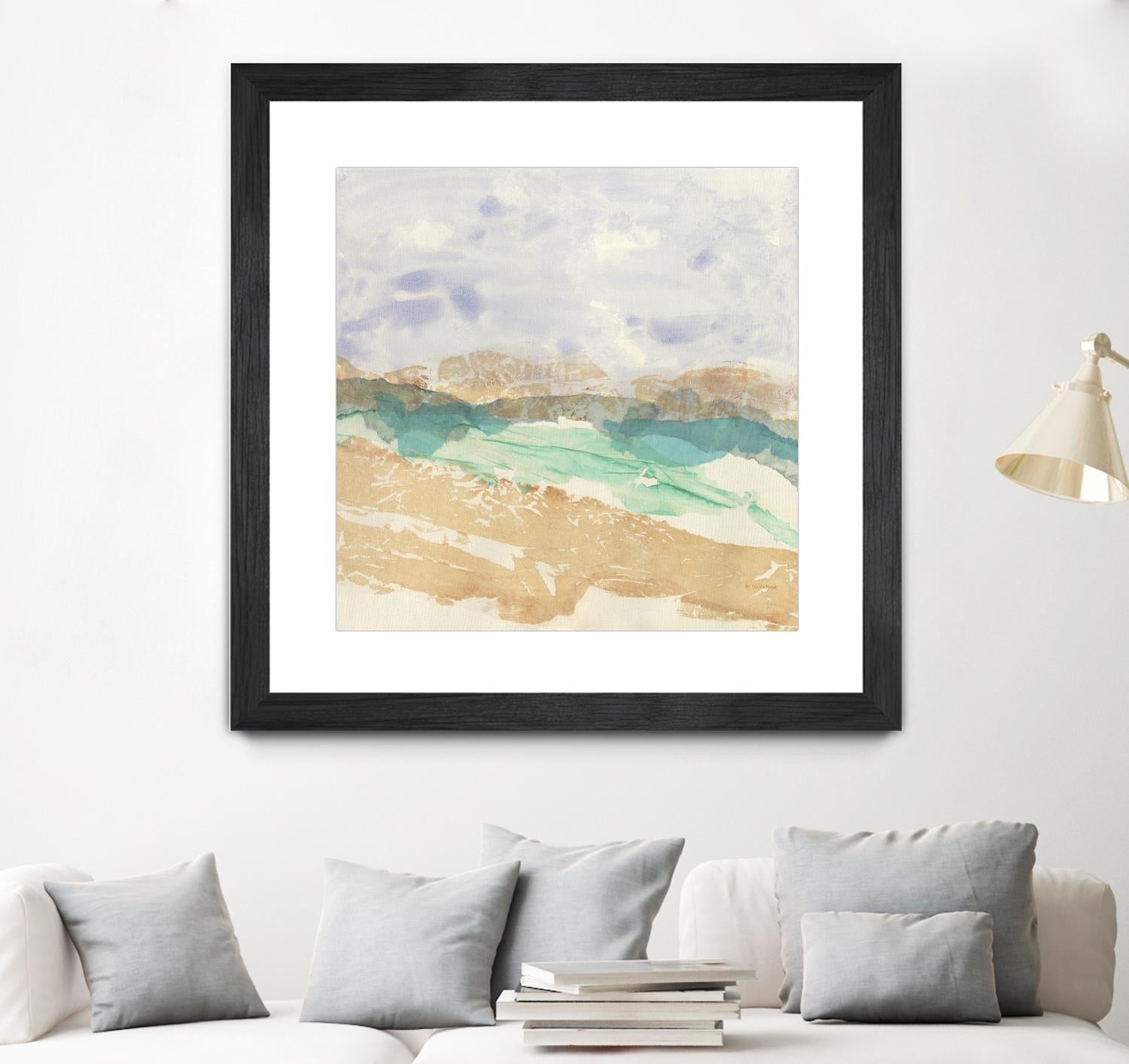 Mountain in Washi by Jan Sullivan Fowler on GIANT ART - multicolor abstracts; contemporary