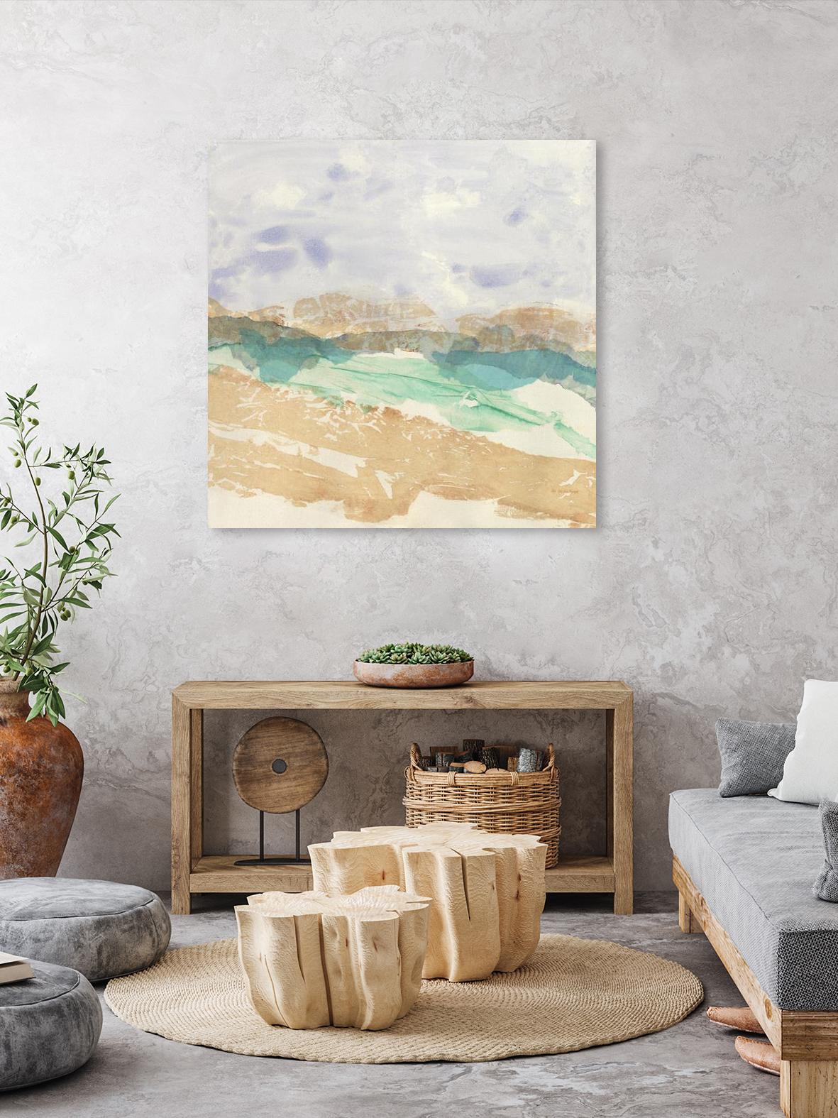 Mountain in Washi by Jan Sullivan Fowler on GIANT ART - multicolor abstracts; contemporary