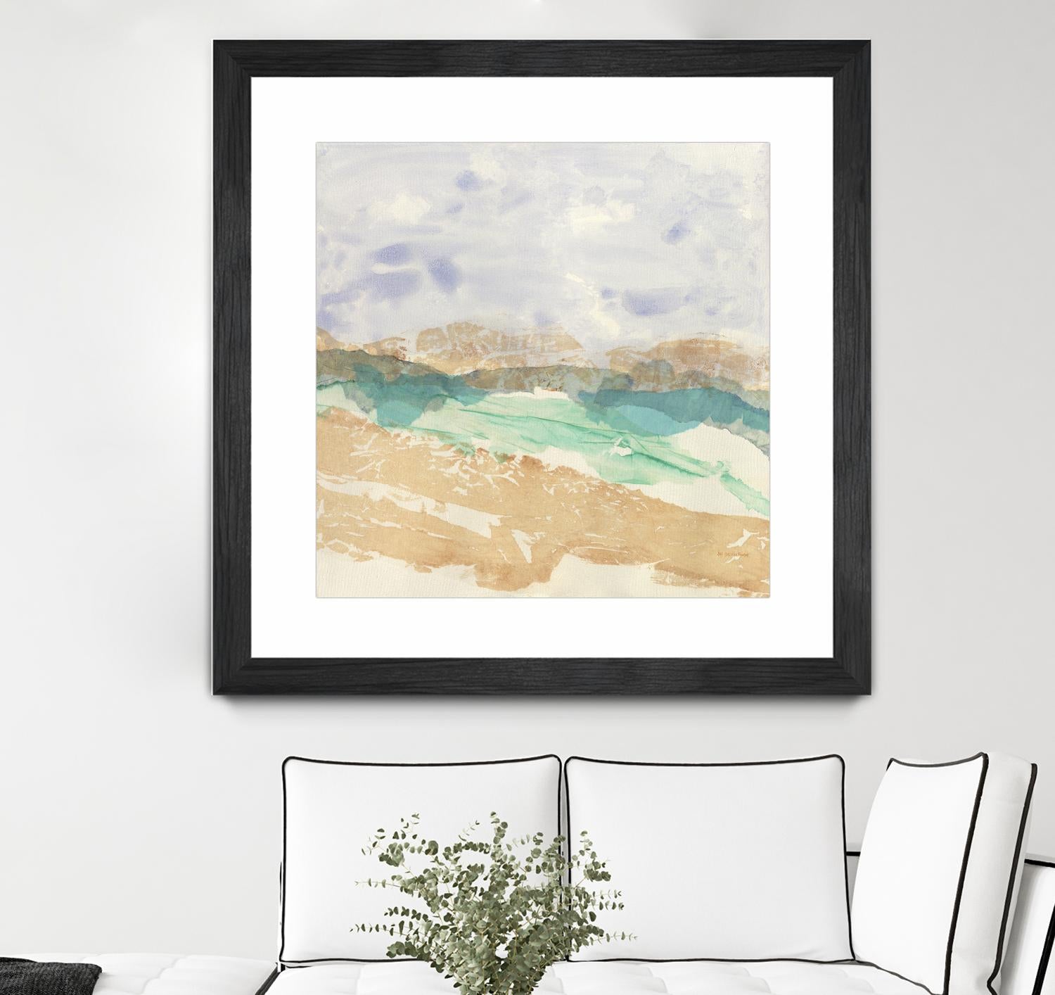 Mountain in Washi by Jan Sullivan Fowler on GIANT ART - multicolor abstracts; contemporary