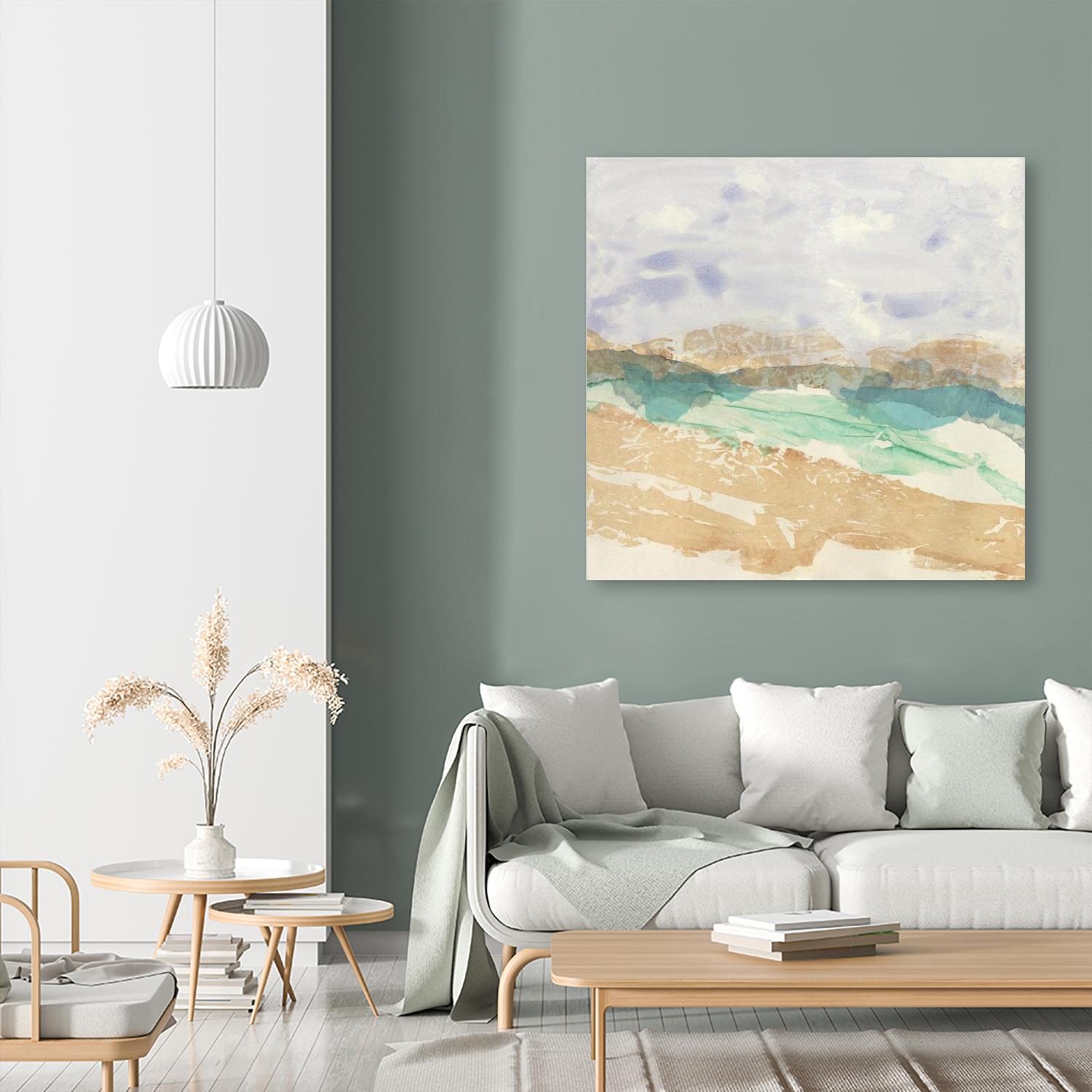 Mountain in Washi by Jan Sullivan Fowler on GIANT ART - multicolor abstracts; contemporary