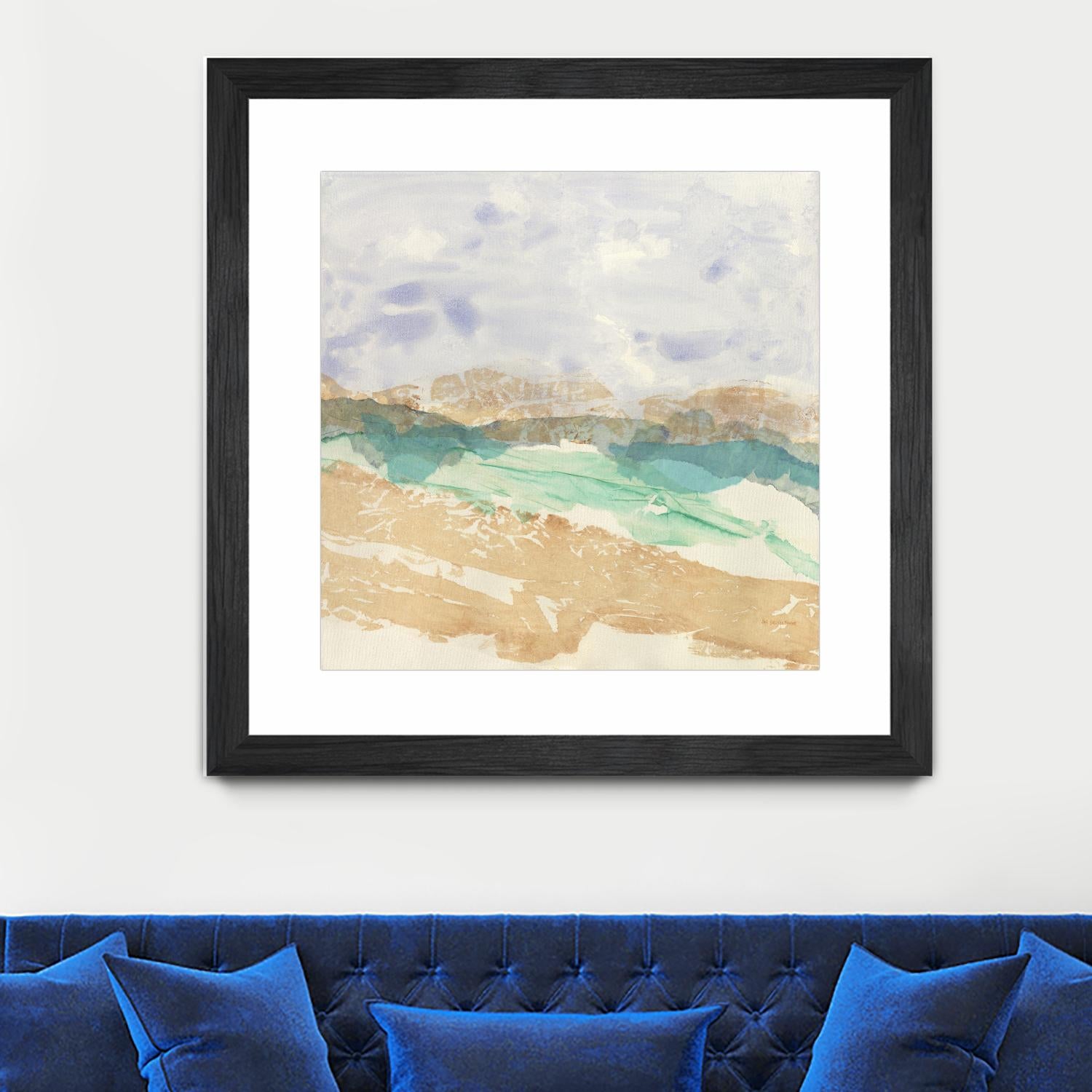 Mountain in Washi by Jan Sullivan Fowler on GIANT ART - multicolor abstracts; contemporary