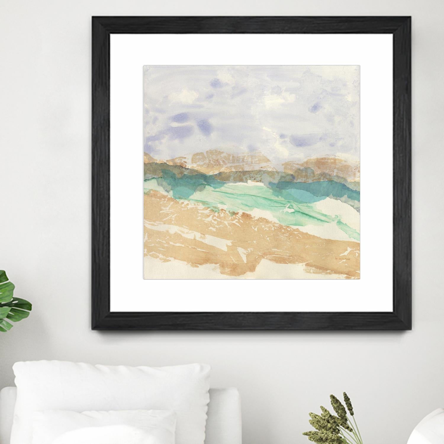 Mountain in Washi by Jan Sullivan Fowler on GIANT ART - multicolor abstracts; contemporary