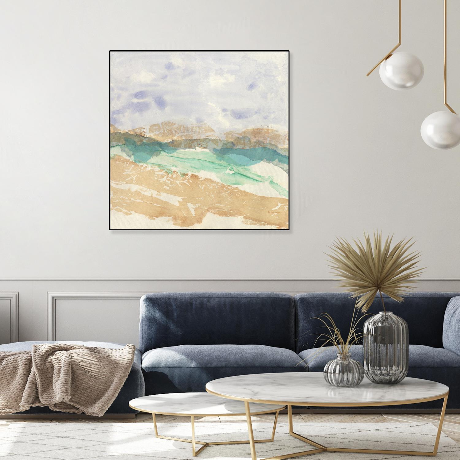 Mountain in Washi by Jan Sullivan Fowler on GIANT ART - multicolor abstracts; contemporary