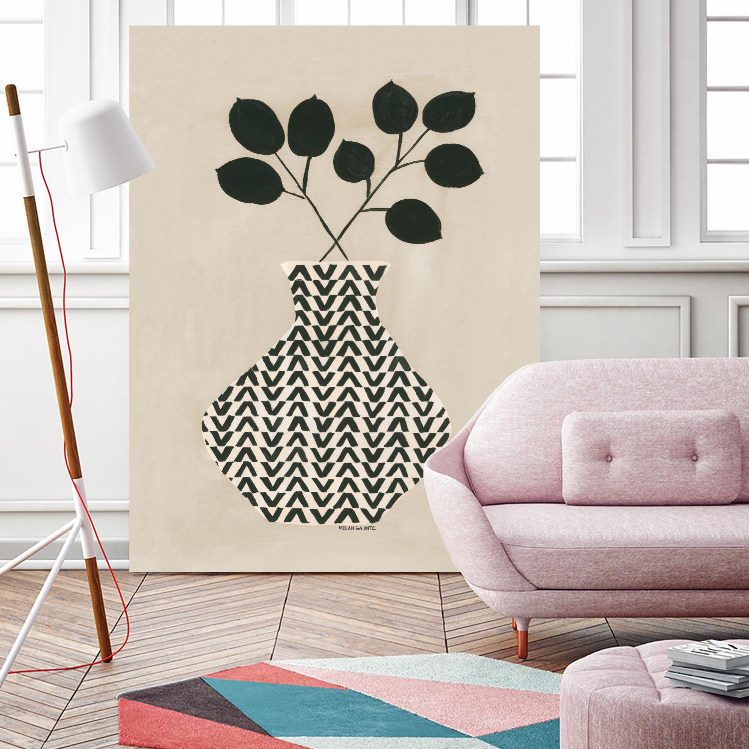 Vadim Vase by Megan Galante on GIANT ART - green contemporary, floral/still life, vases