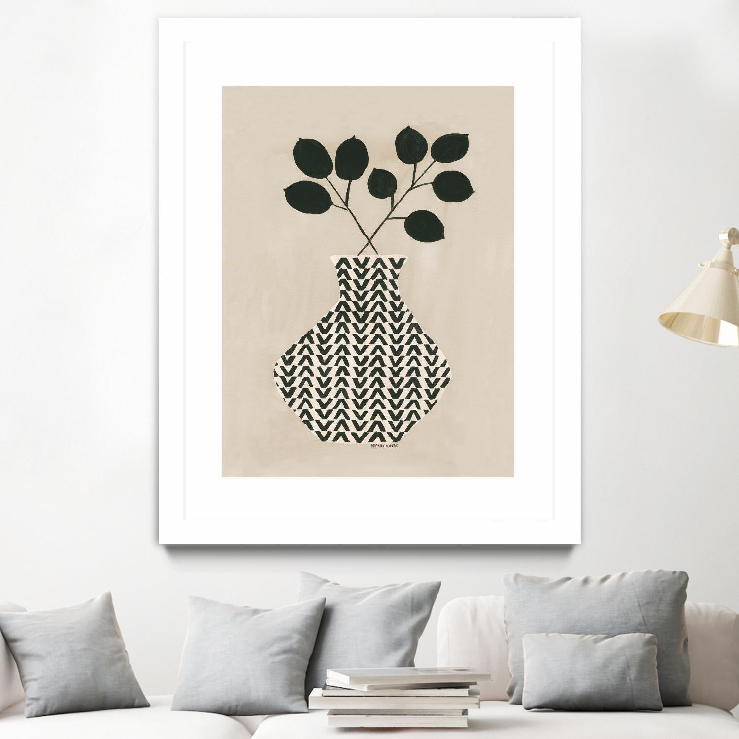 Vadim Vase by Megan Galante on GIANT ART - green contemporary, floral/still life, vases