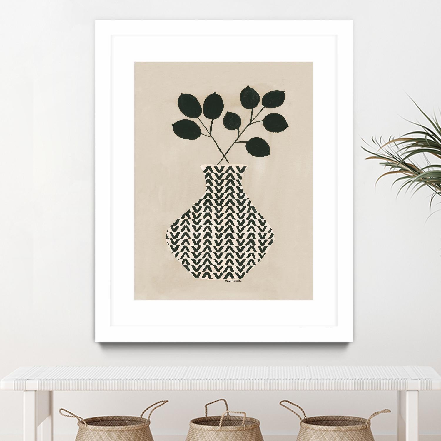 Vadim Vase by Megan Galante on GIANT ART - green contemporary, floral/still life, vases