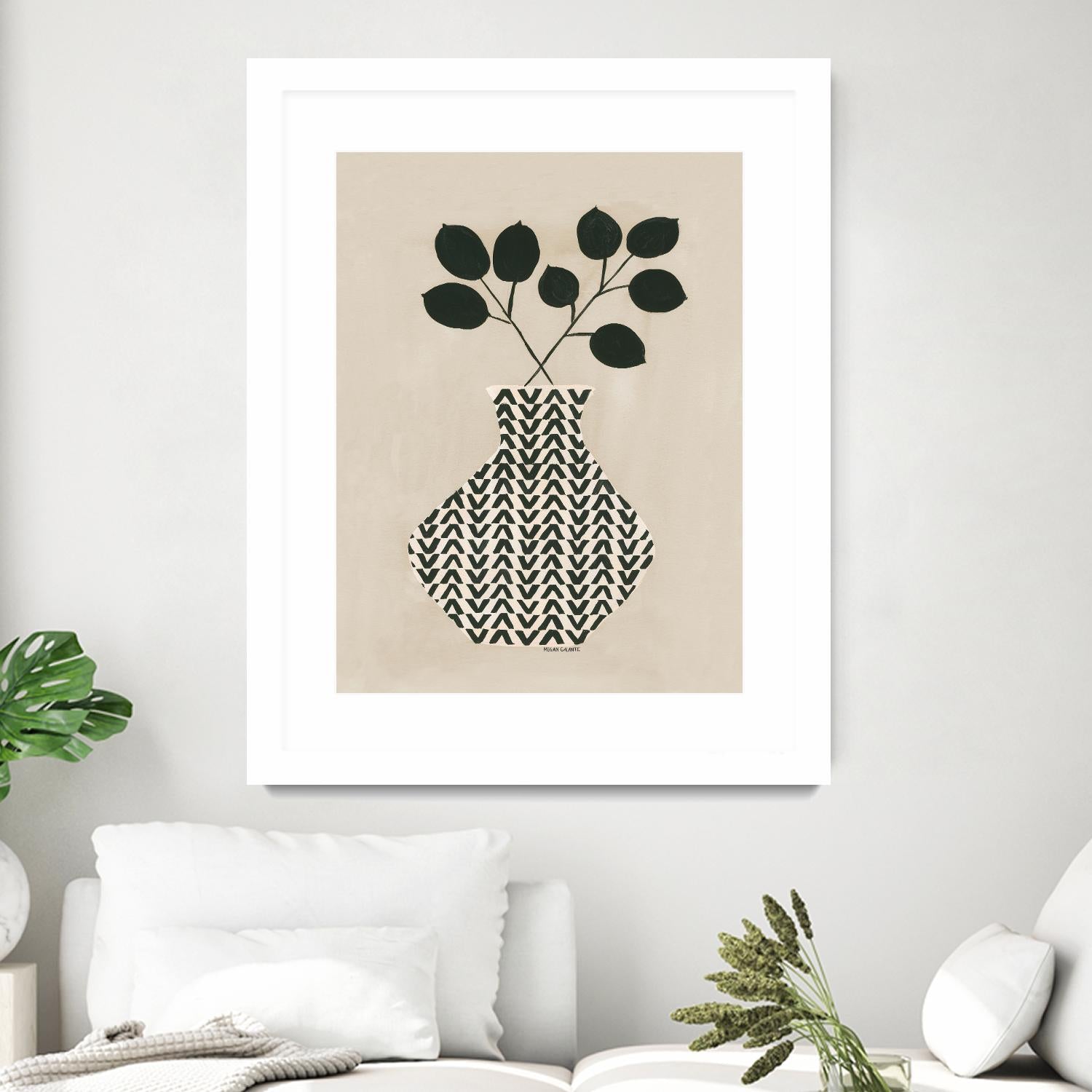 Vadim Vase by Megan Galante on GIANT ART - green contemporary, floral/still life, vases