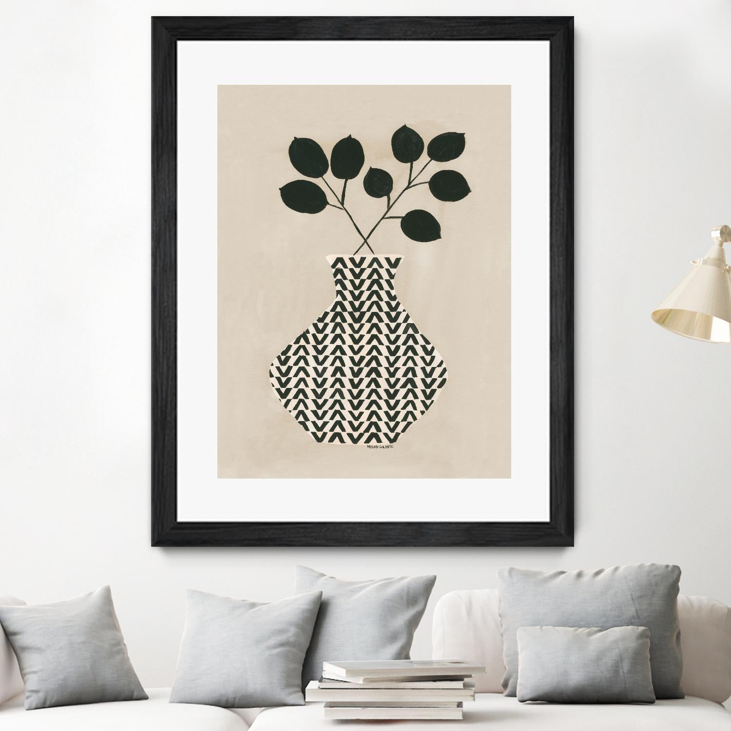 Vadim Vase by Megan Galante on GIANT ART - green contemporary, floral/still life, vases