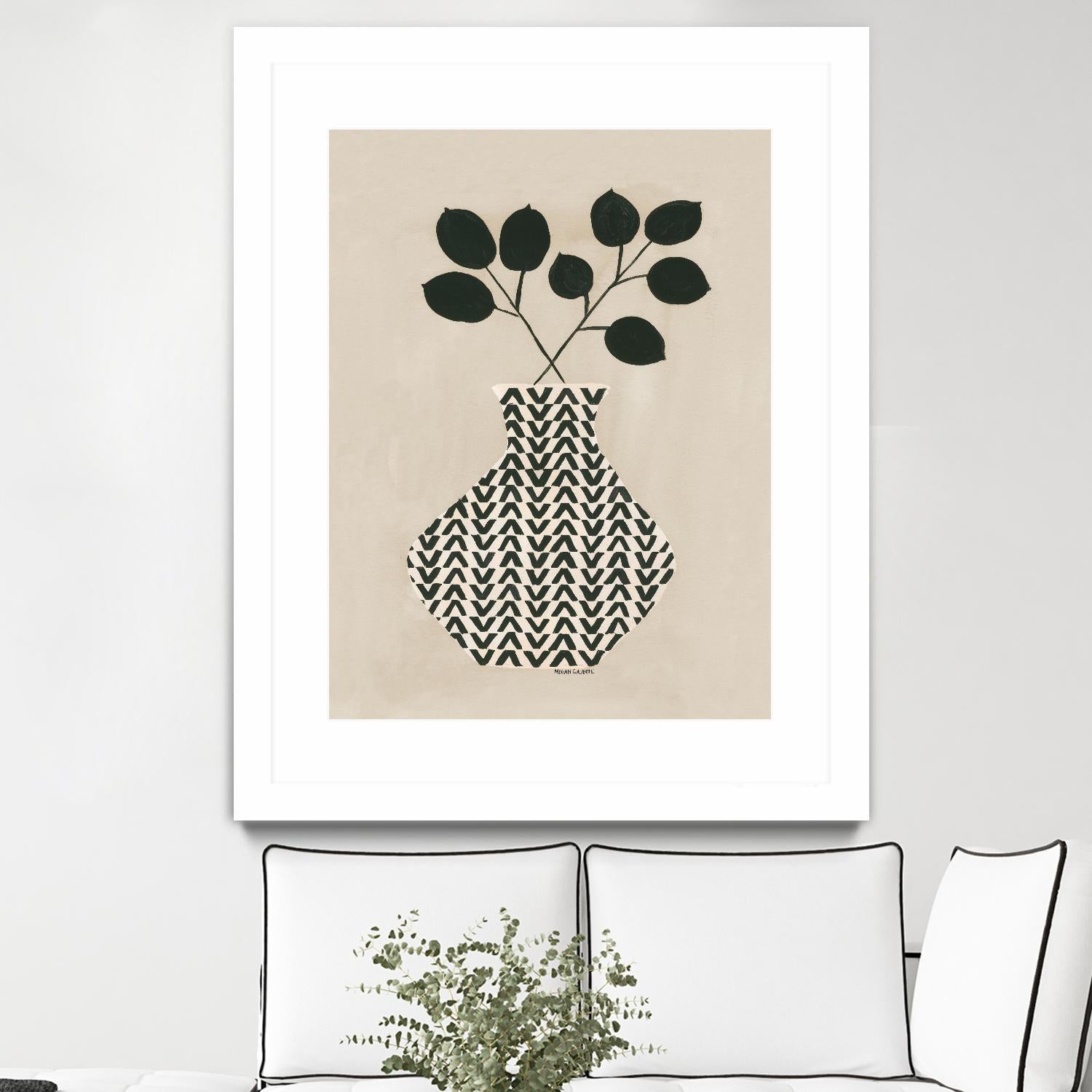 Vadim Vase by Megan Galante on GIANT ART - green contemporary, floral/still life, vases