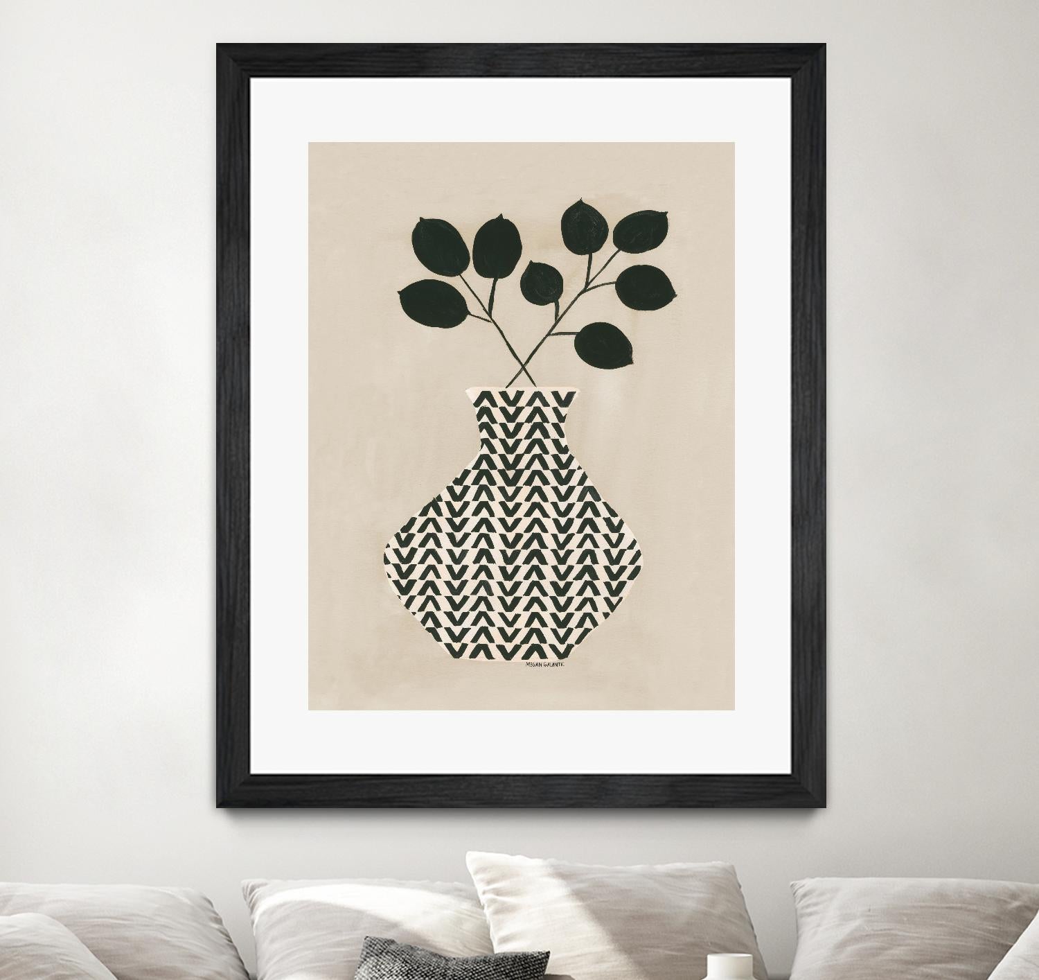 Vadim Vase by Megan Galante on GIANT ART - green contemporary, floral/still life, vases