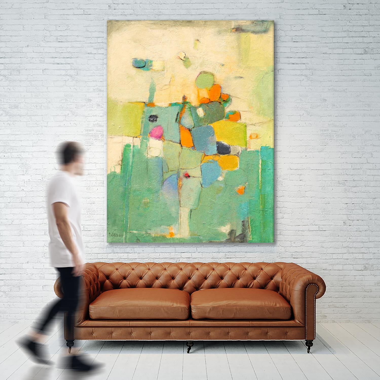 Majestic by Dorothy Gaziano on GIANT ART - beige abstract