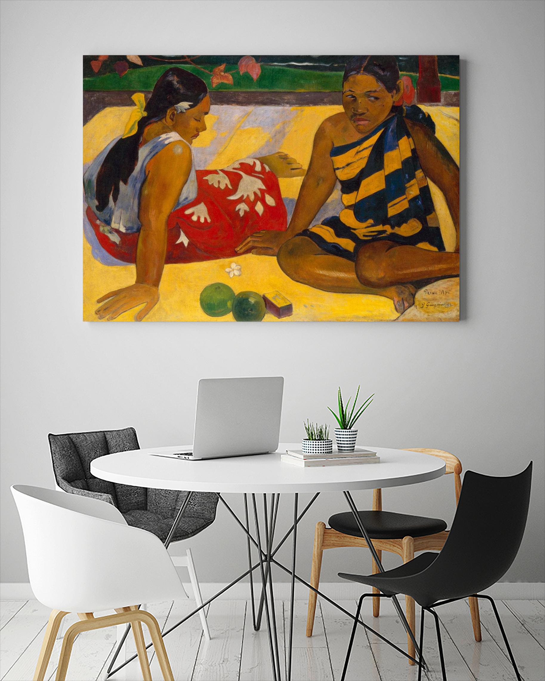 What News by Paul Gauguin on GIANT ART - multicolor museum; figurative