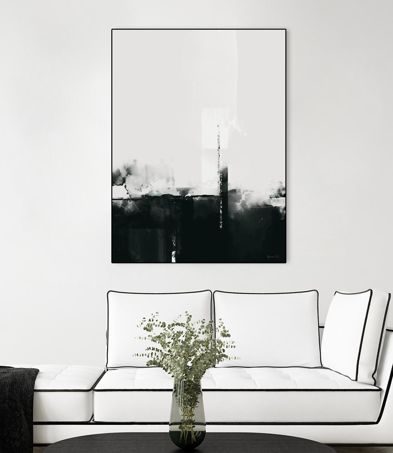 Big Smoke by Green Lili on GIANT ART - white black & white