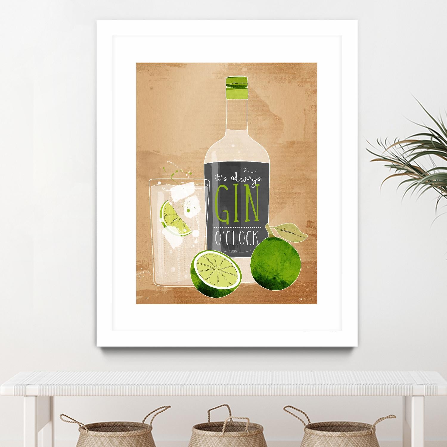 Gin O’Clock by Green Lili on GIANT ART - multicolor cuisine