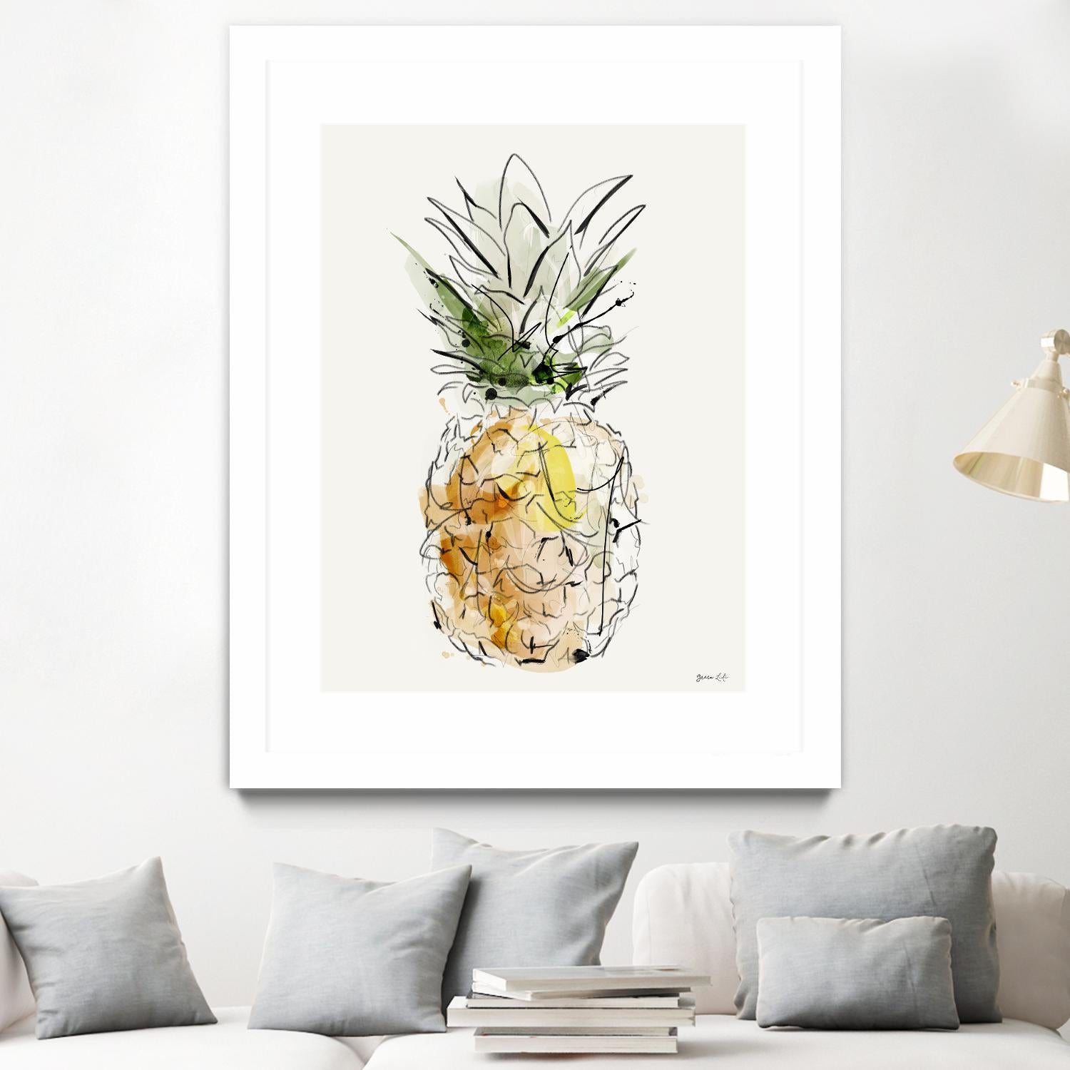 Fine Apple by Green Lili on GIANT ART - multicolor contemporary; cuisine