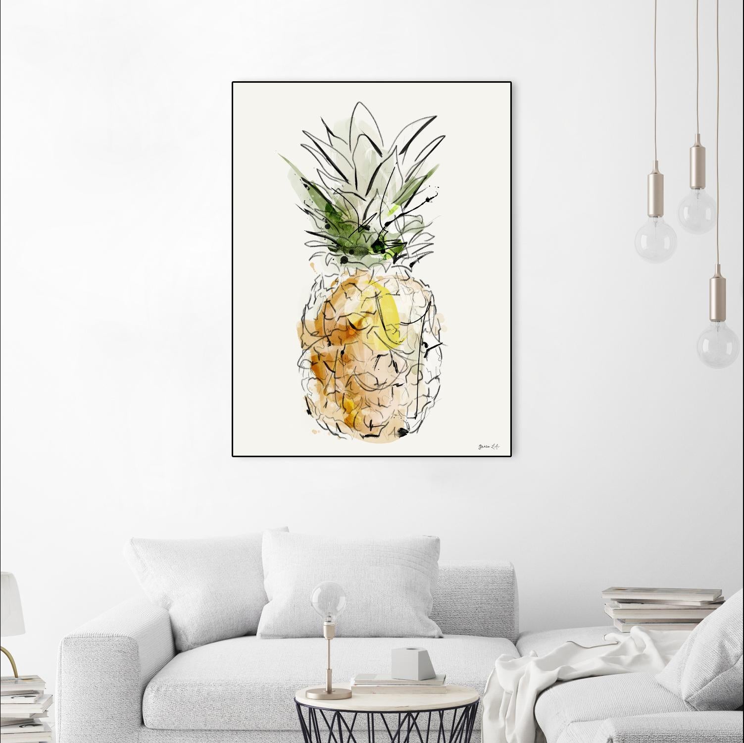 Fine Apple by Green Lili on GIANT ART - multicolor contemporary; cuisine