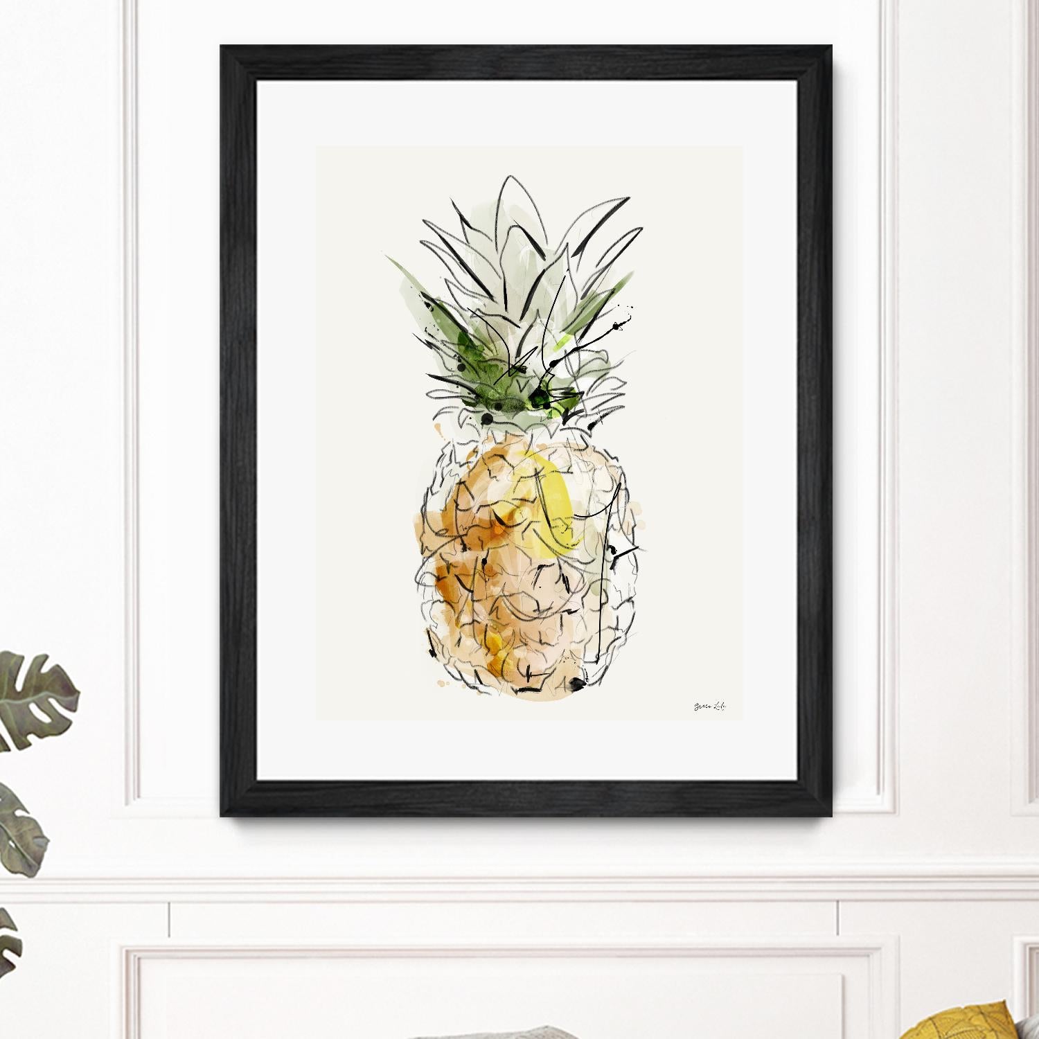 Fine Apple by Green Lili on GIANT ART - multicolor contemporary; cuisine