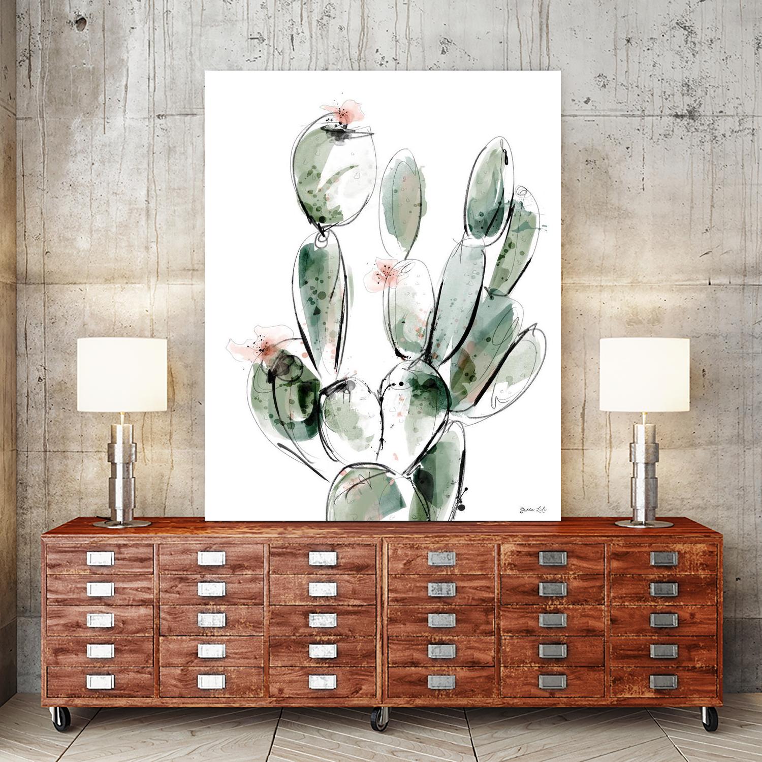 Prickly Pear by Green Lili on GIANT ART - multicolor contemporary