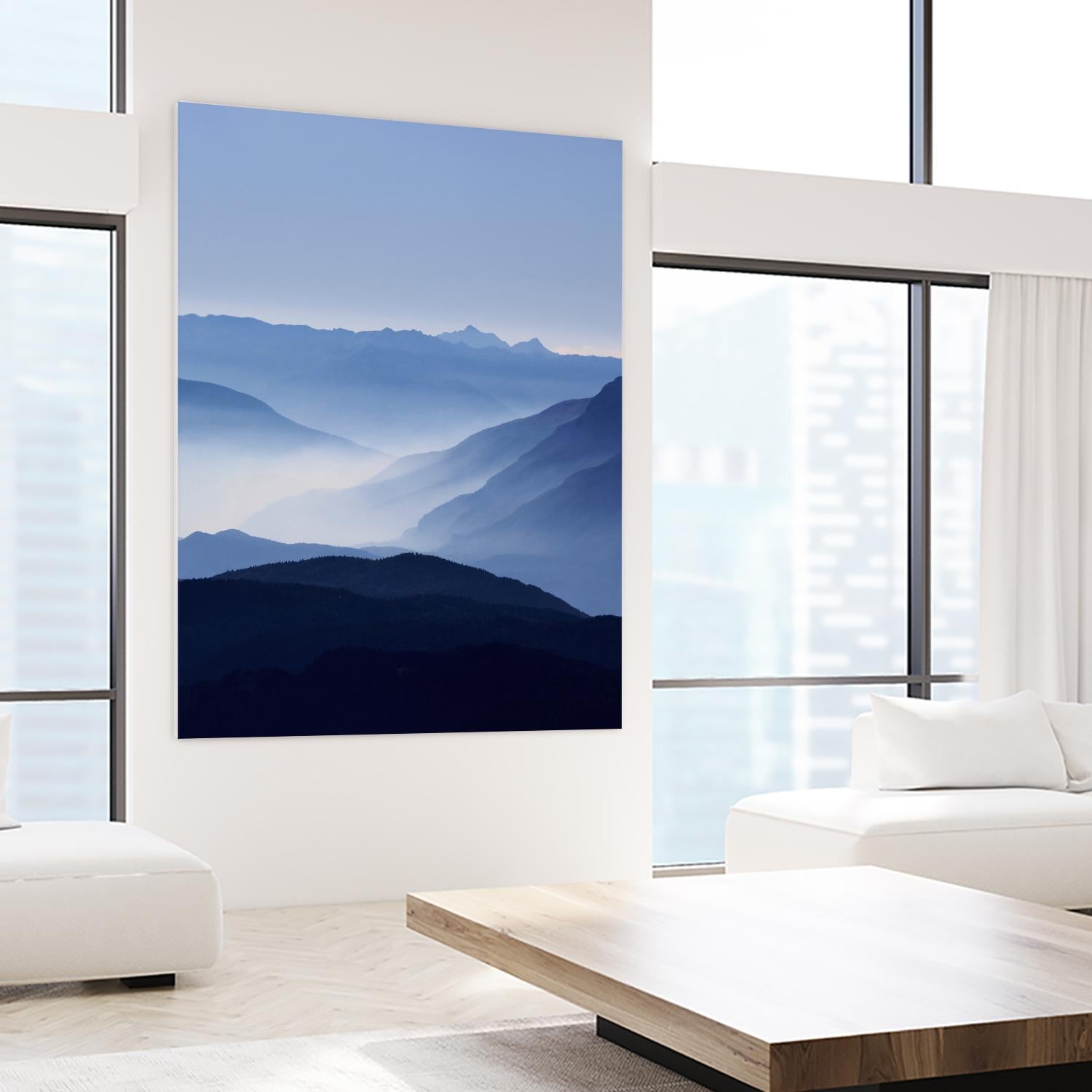 Blue Mountains by Lexie Greer on GIANT ART - multicolor photography; landscapes