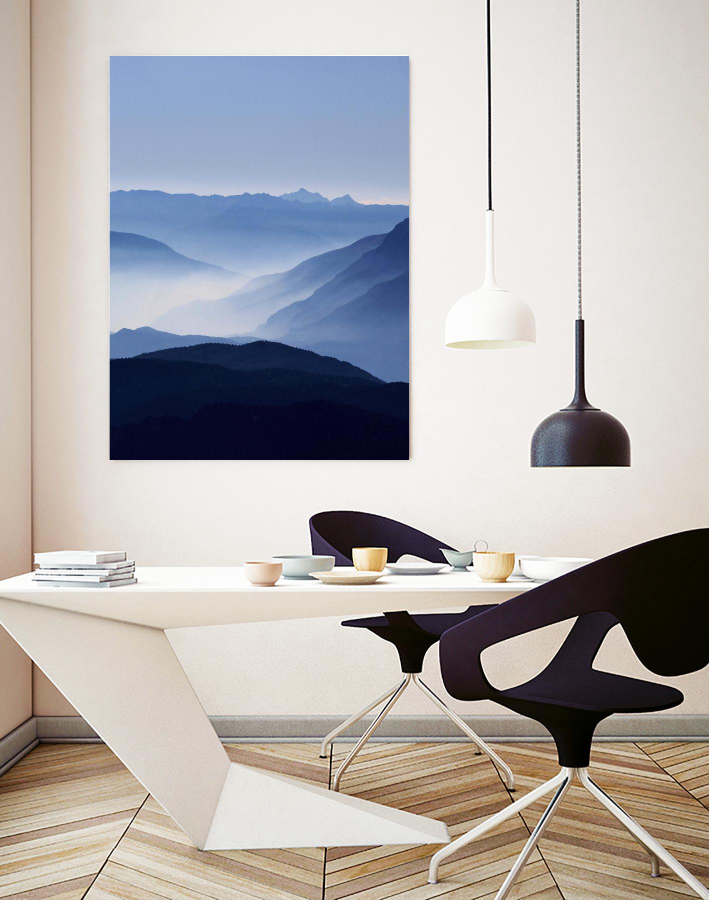 Blue Mountains by Lexie Greer on GIANT ART - multicolor photography; landscapes