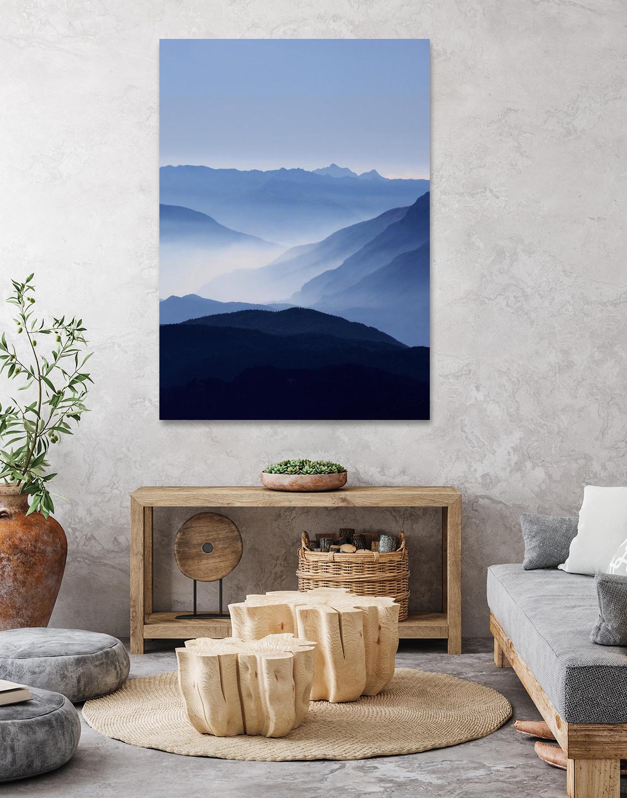 Blue Mountains by Lexie Greer on GIANT ART - multicolor photography; landscapes