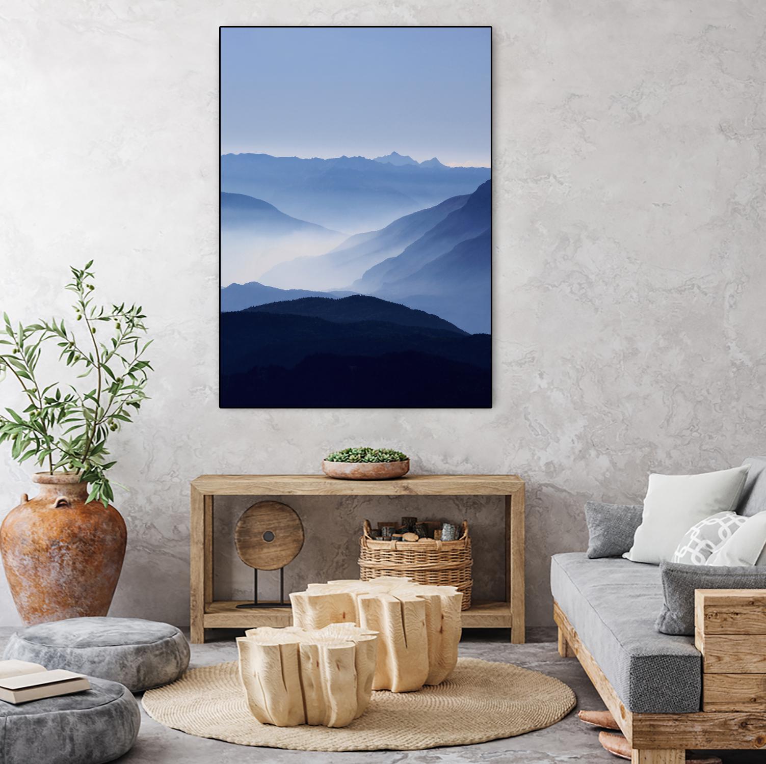 Blue Mountains by Lexie Greer on GIANT ART - multicolor photography; landscapes